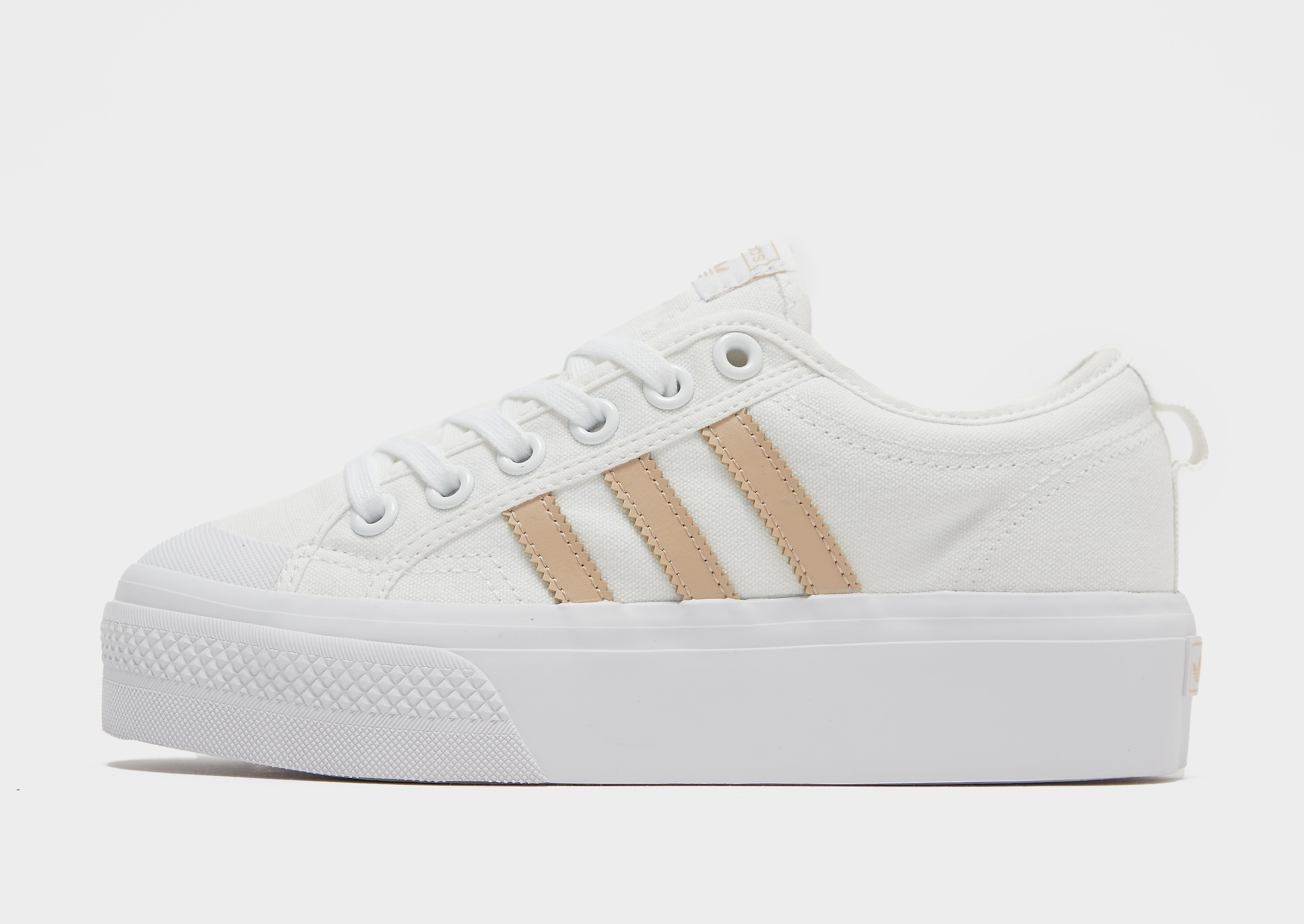 

adidas Originals Nizza Platform Junior - Only at JD - White - Kids, White