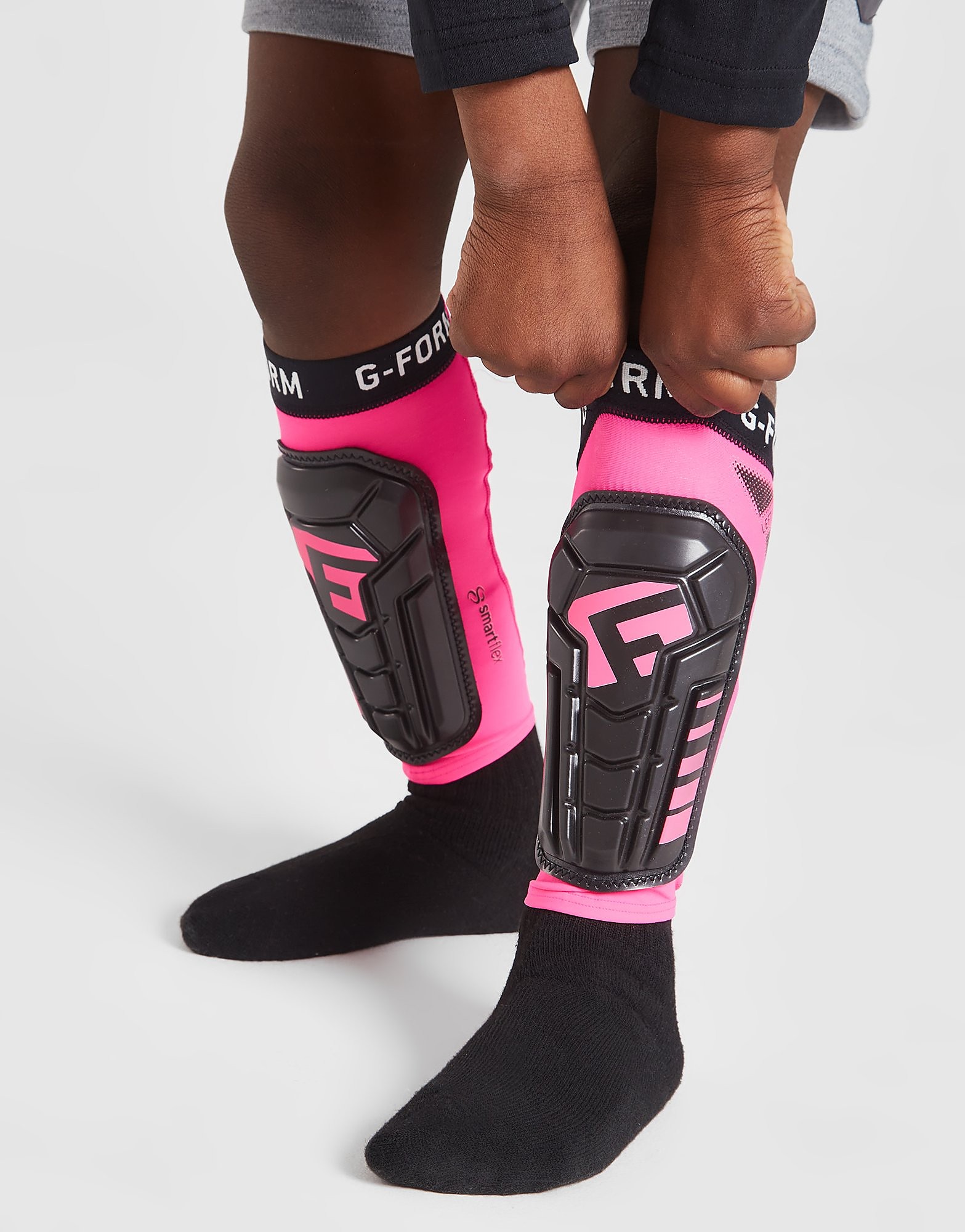 G-Form Vento Shin Guards Junior - Pink - Kids, Pink