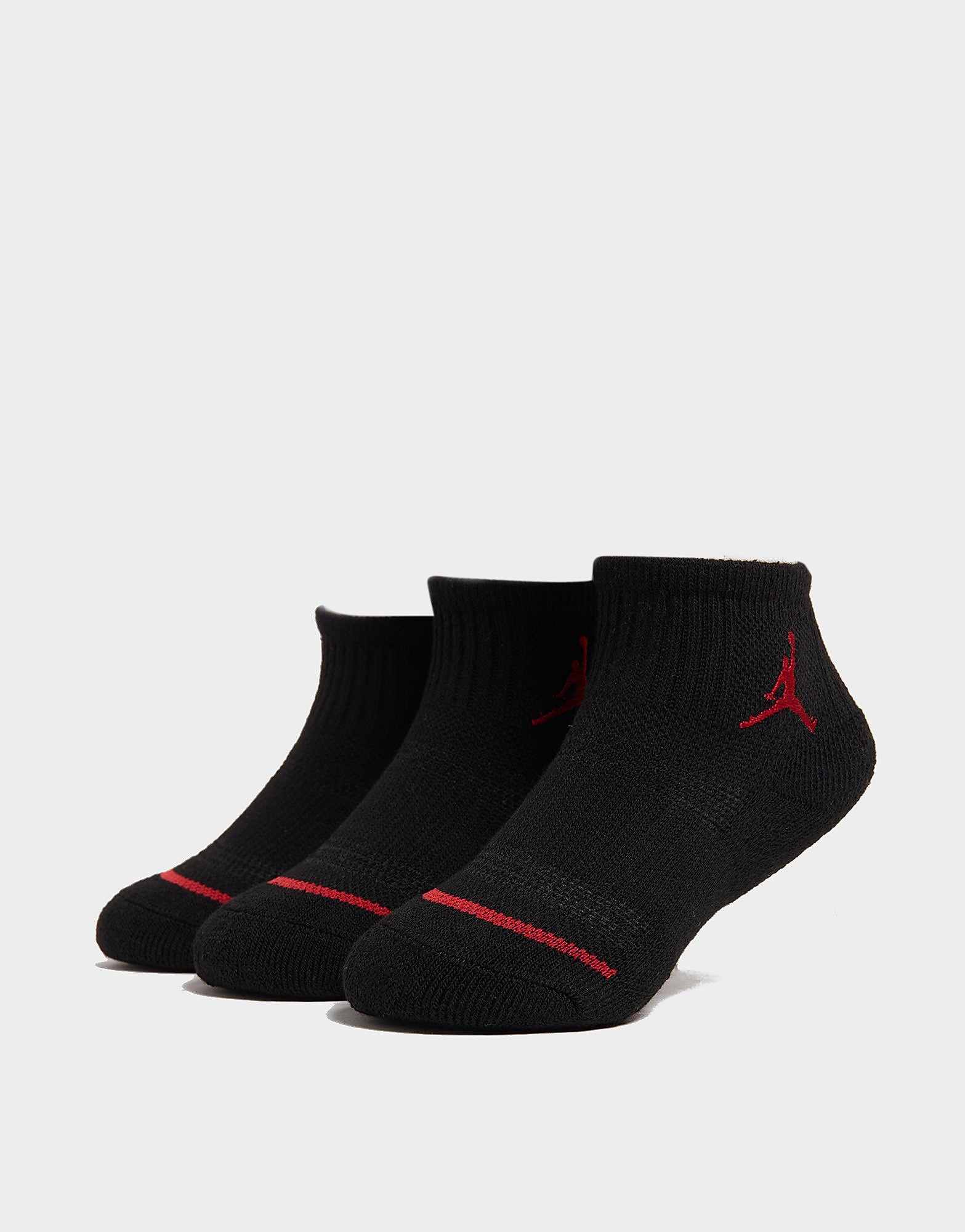 

Jordan 3 Pack Ankle Socks Junior - Black - Kids, Black