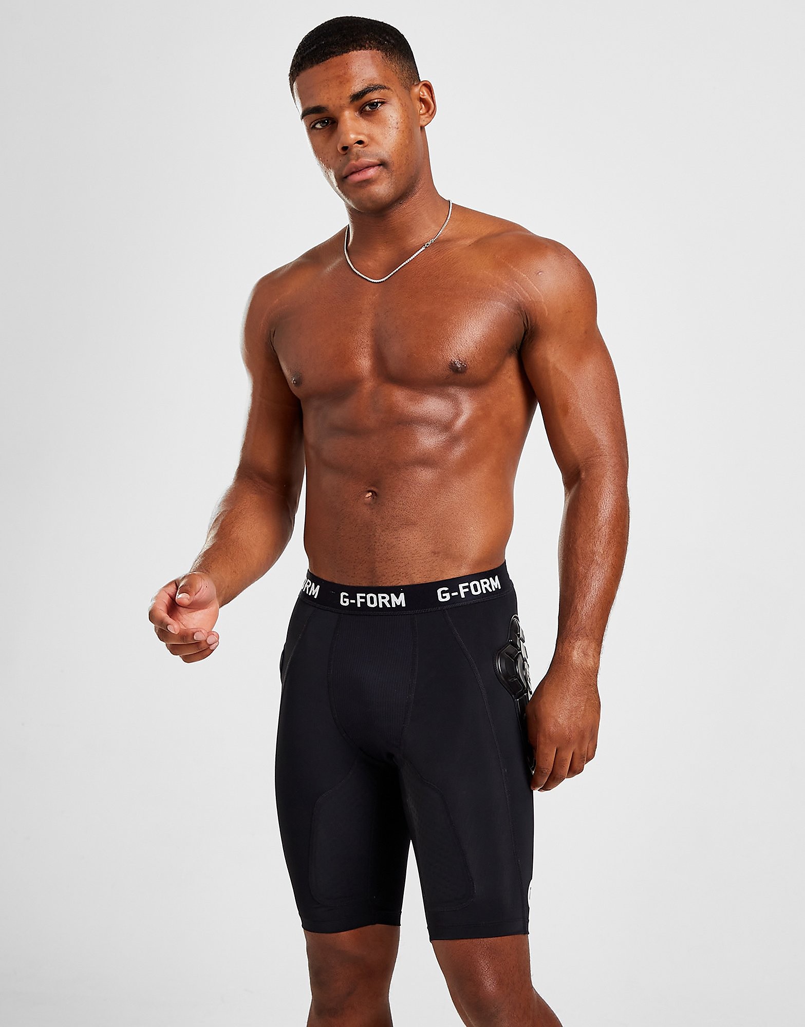 

G-Form Goalkeeper Impact Shorts - Black - Mens, Black