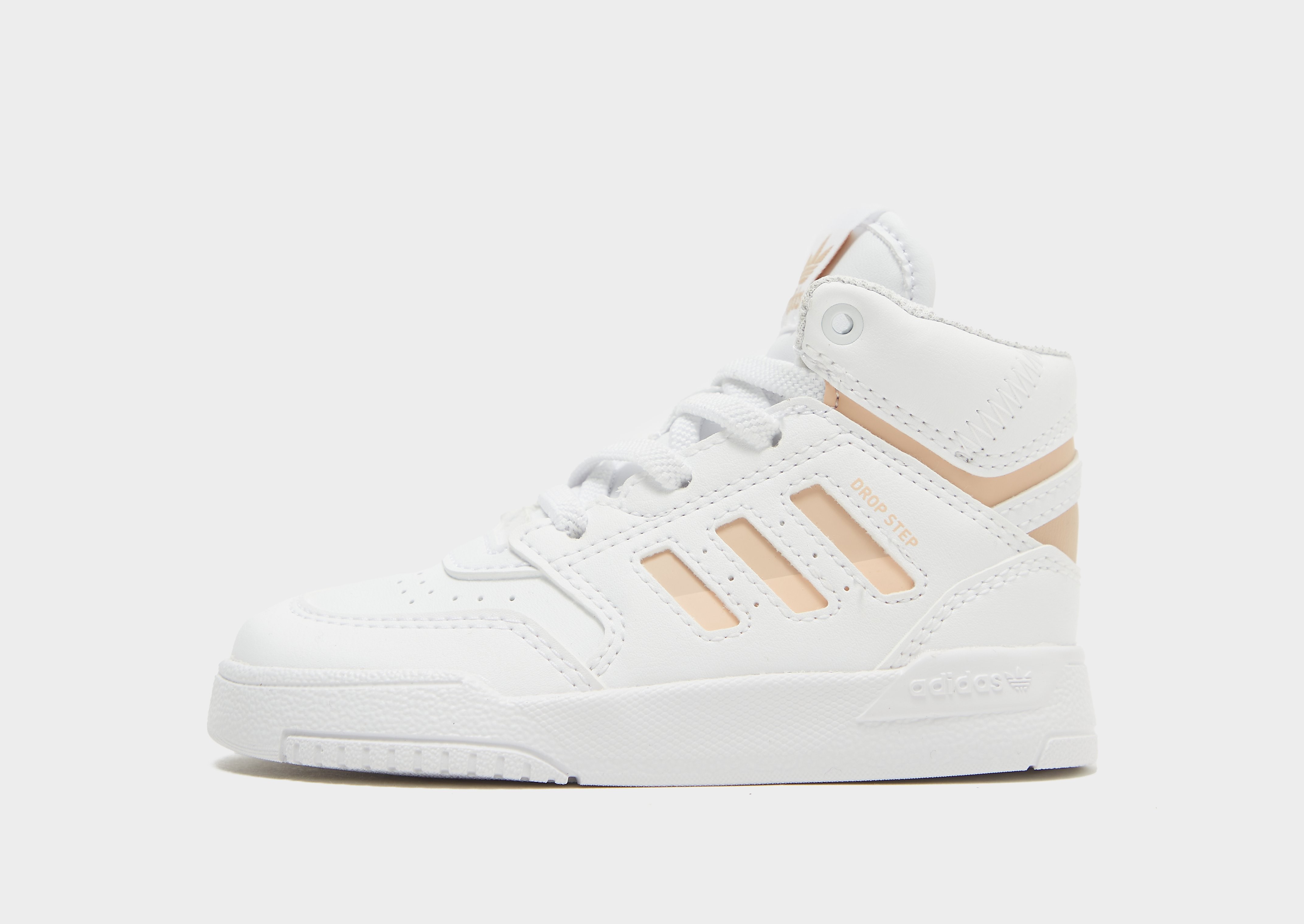 

adidas Originals Drop Step Mid Infant - Only at JD - White - Kids, White
