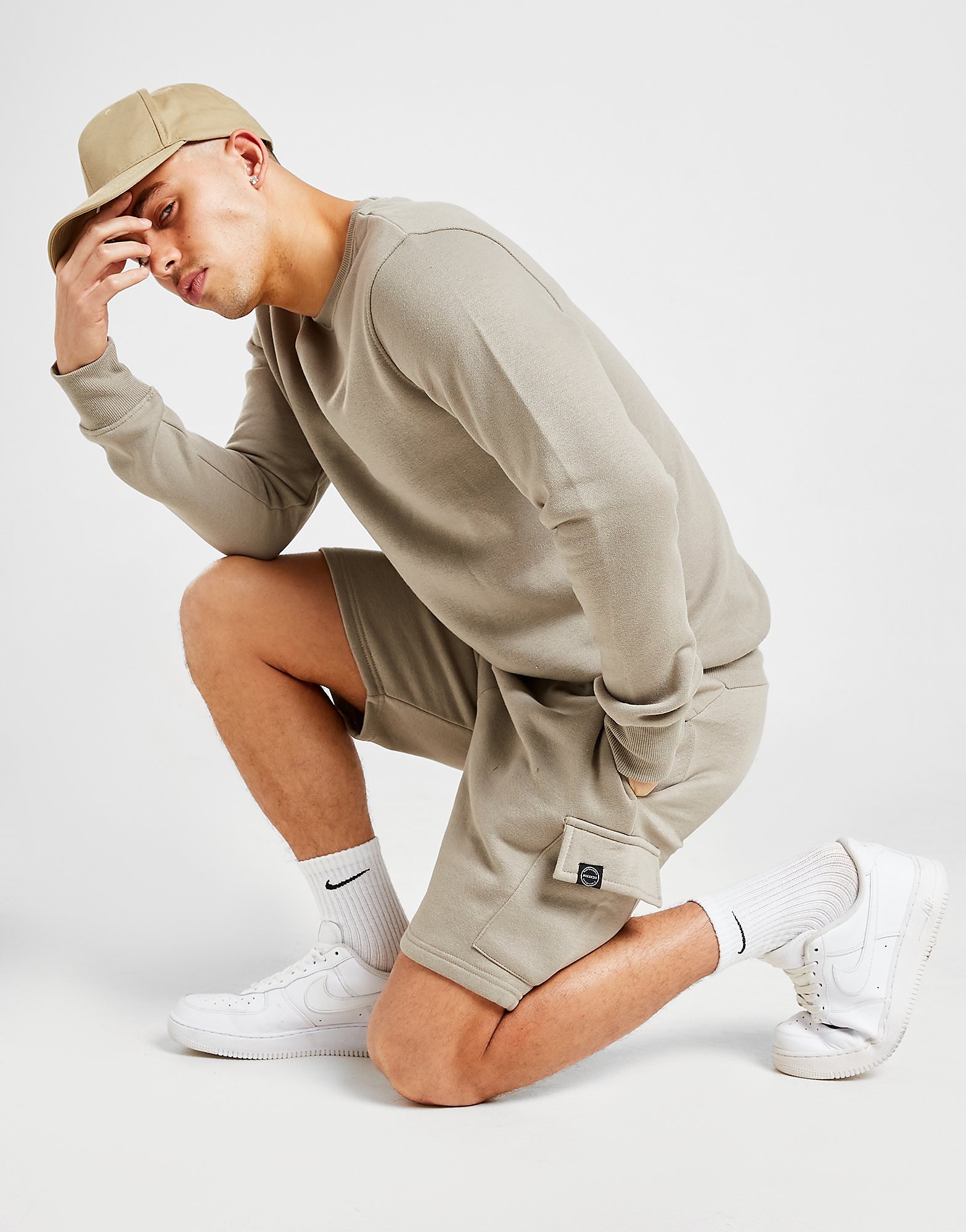 Sustainable McKenzie Essential Cargo Shorts - Only at JD - Green - Mens, Green