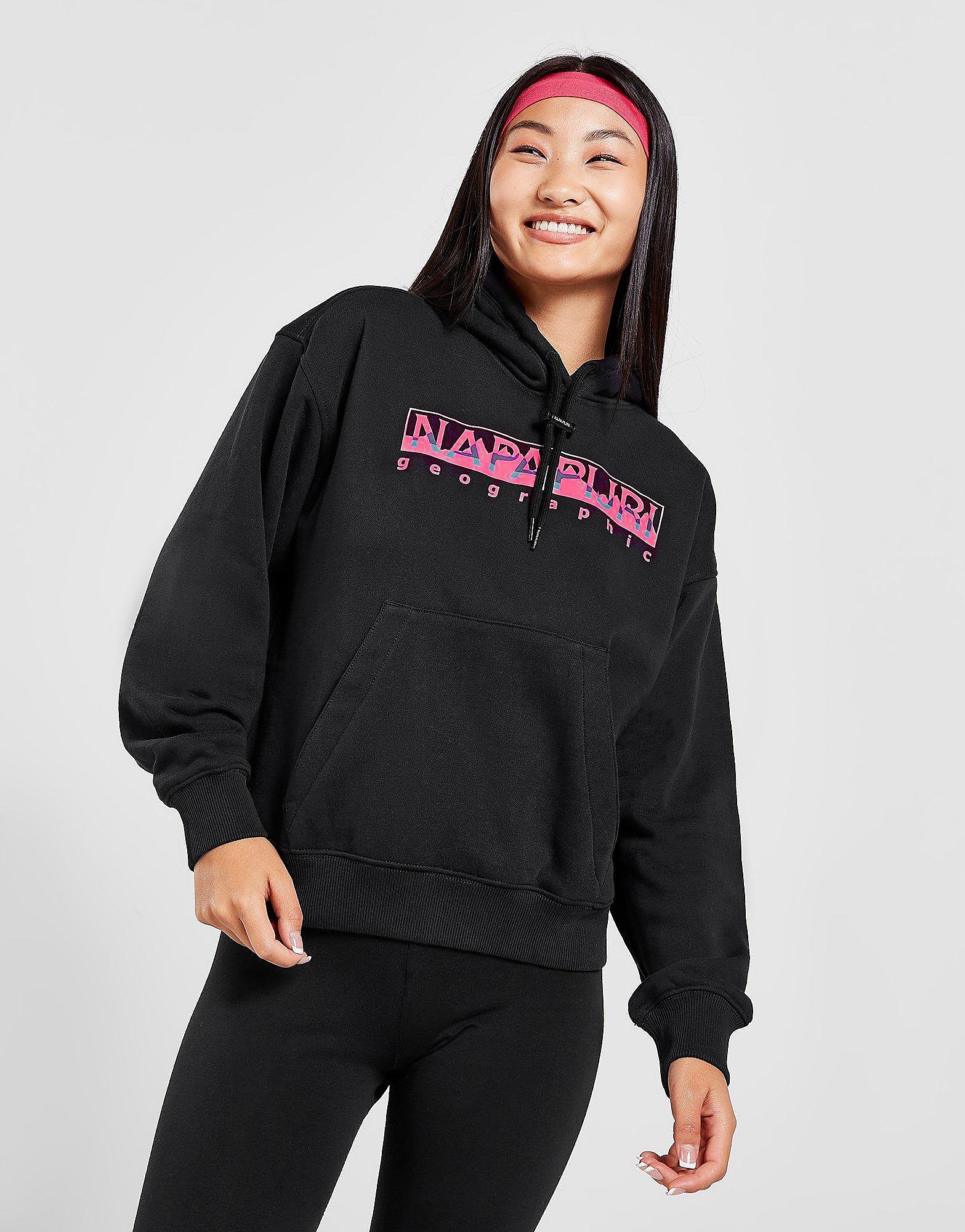 

Napapijri Graphic Overhead Hoodie - Black - Womens, Black