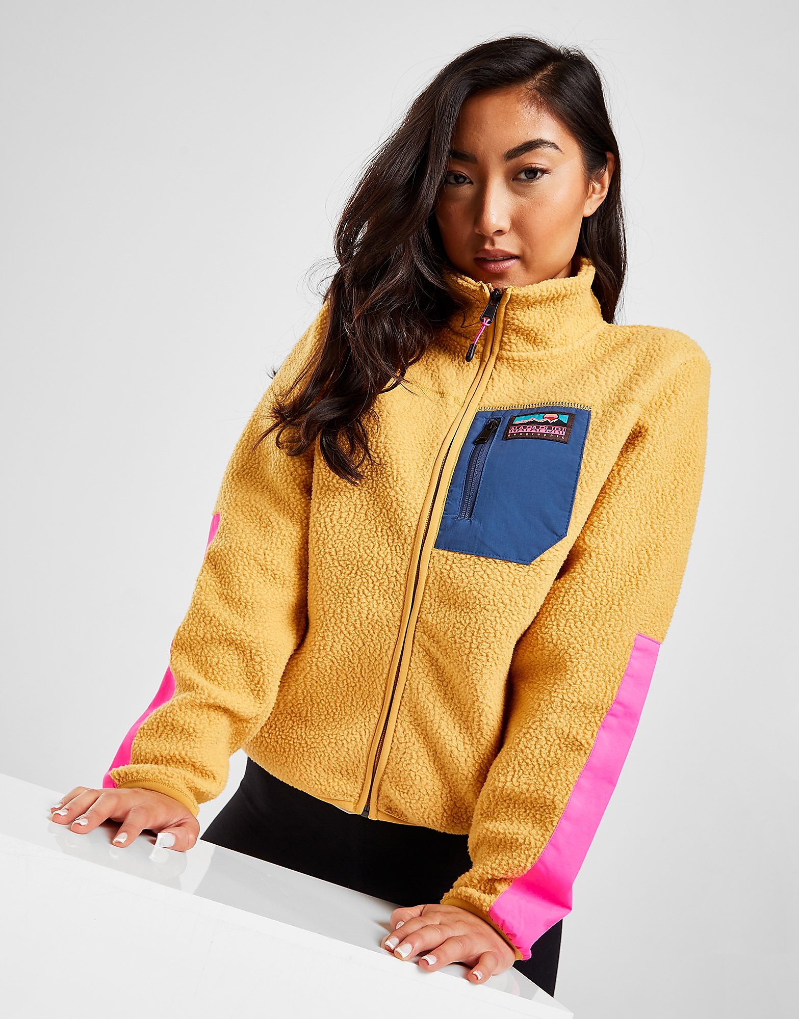 

Napapijri Full Zip Fleece - Yellow - Womens, Yellow