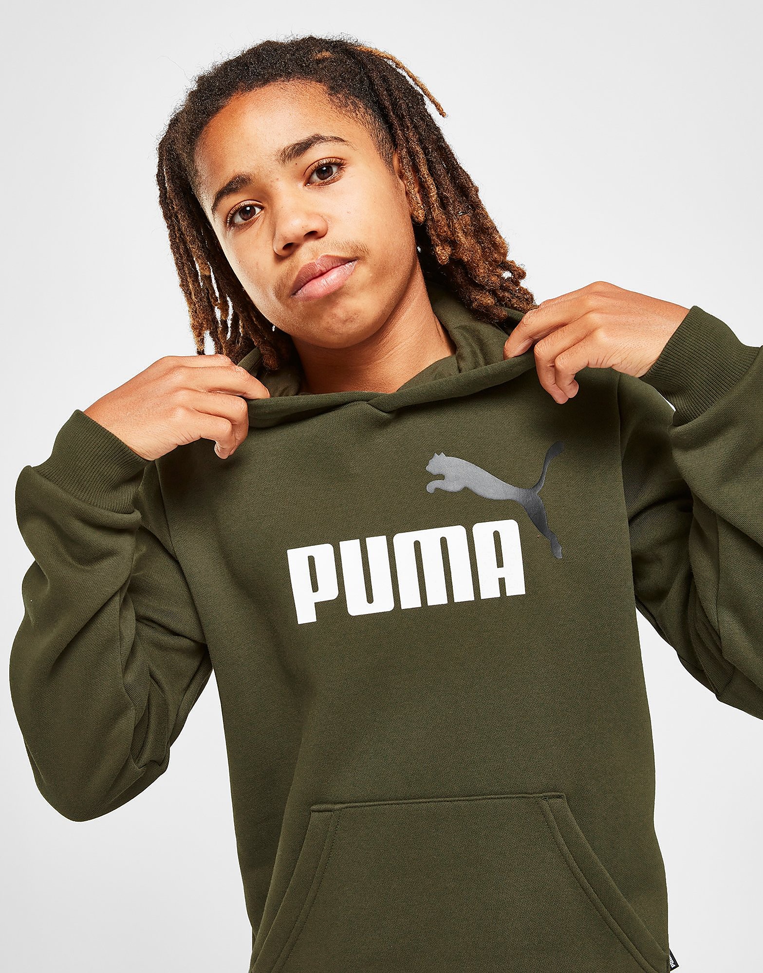 

Puma Essential Hoodie Junior - Green - Kids, Green