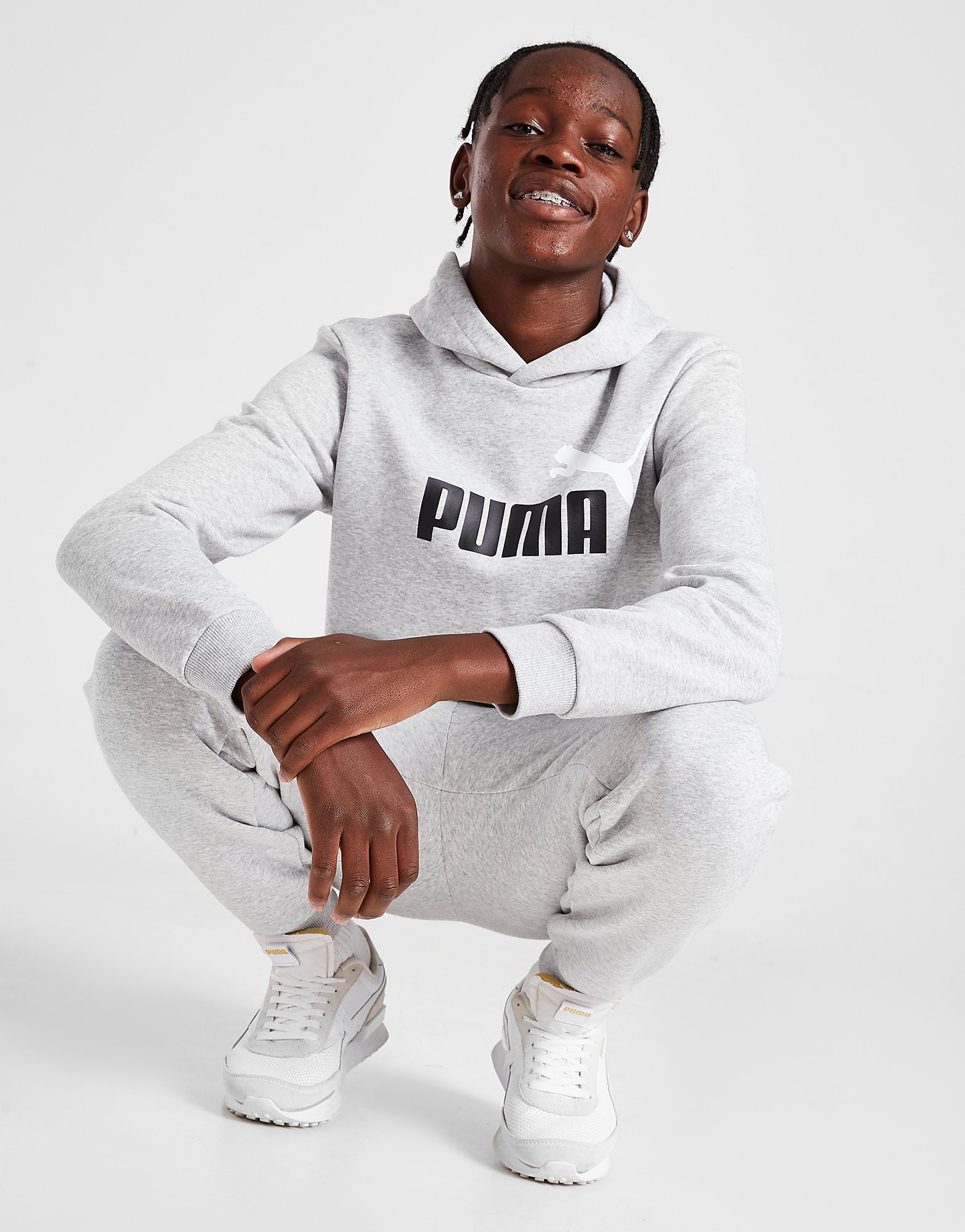 

Puma Essential Hoodie Junior - Grey - Kids, Grey