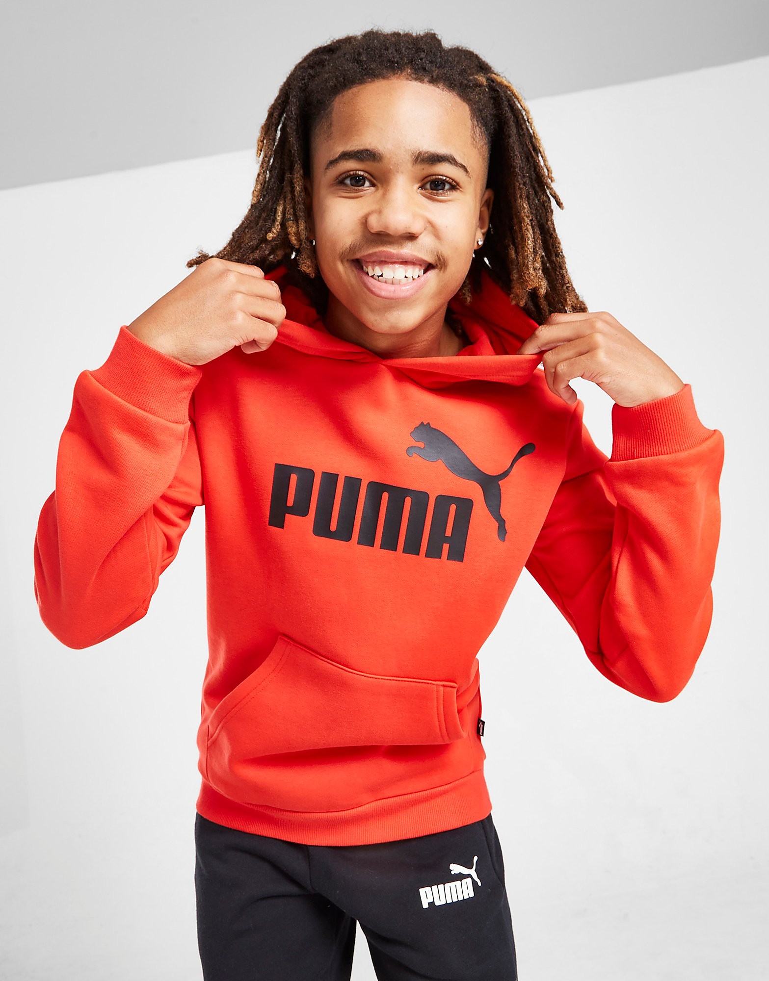 

Puma Large Logo Hoodie Junior - Red - Kids, Red