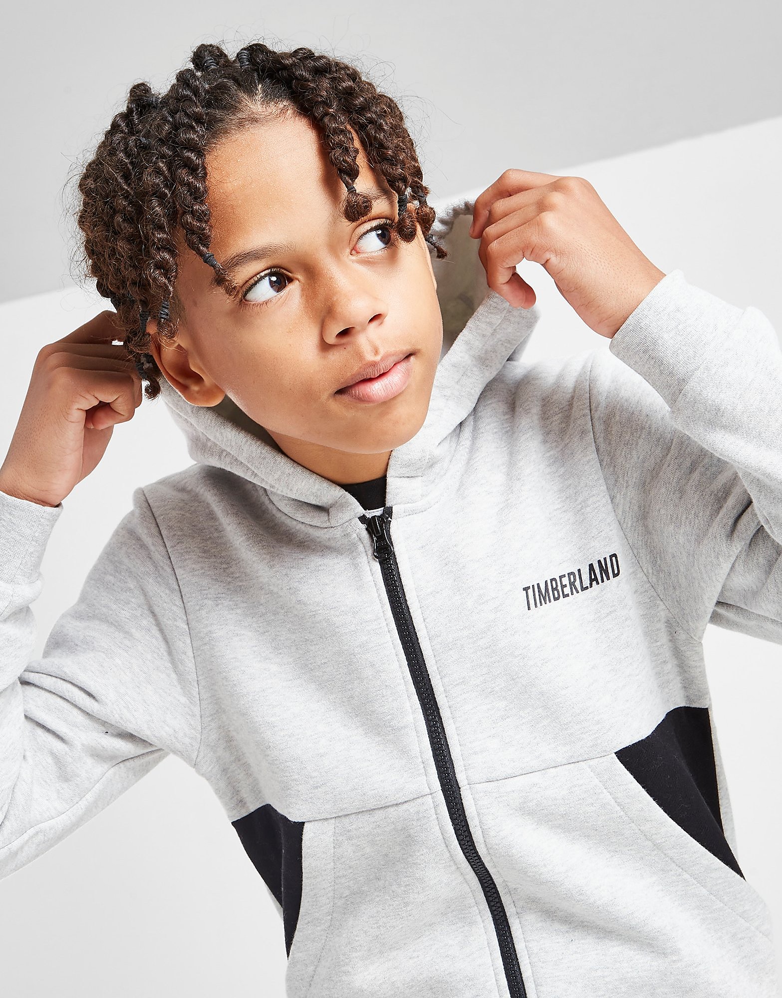 

Timberland Full Zip Hoodie Junior - Grey - Kids, Grey