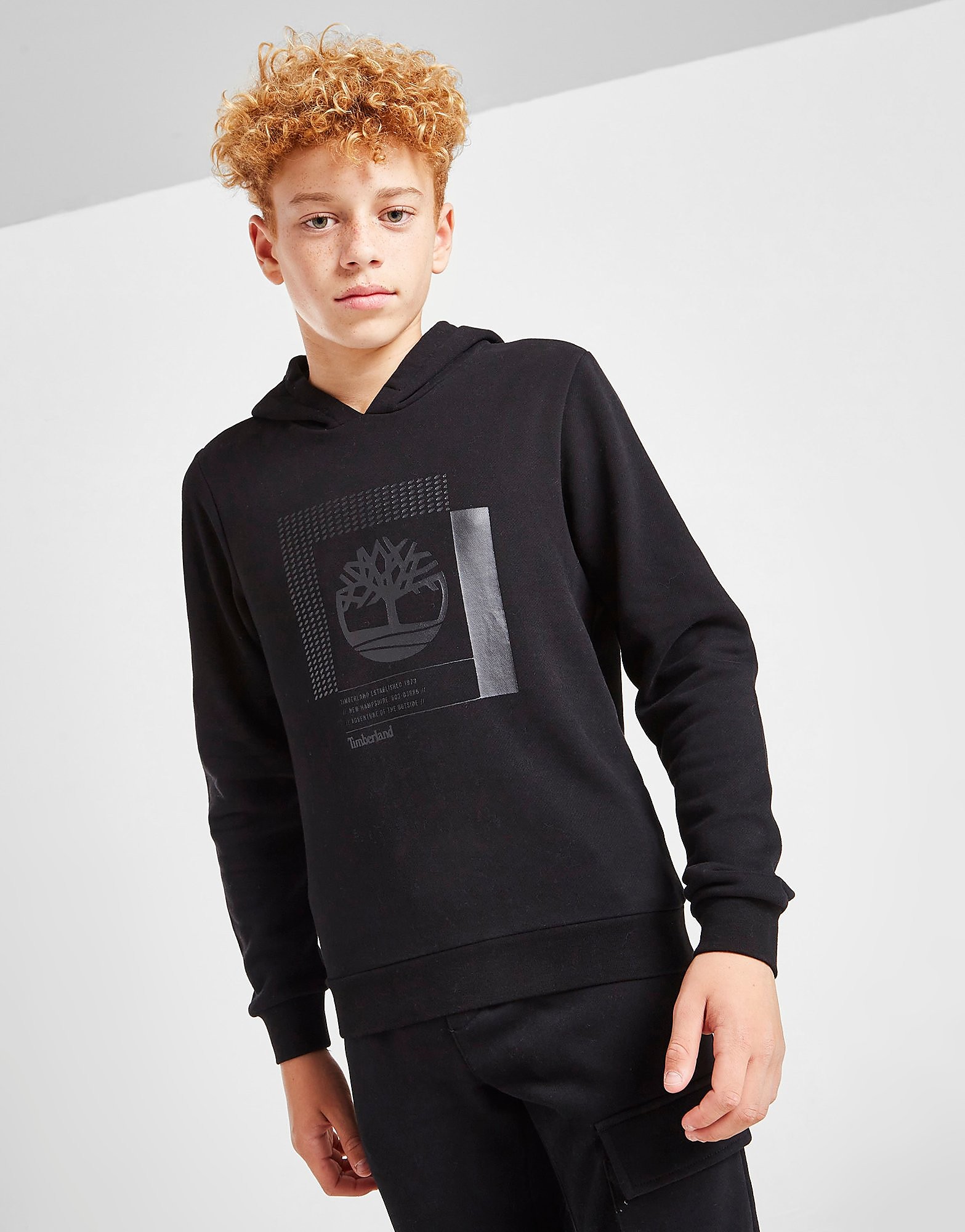 

Timberland Overhead Graphic Hoodie Junior - Black - Kids, Black