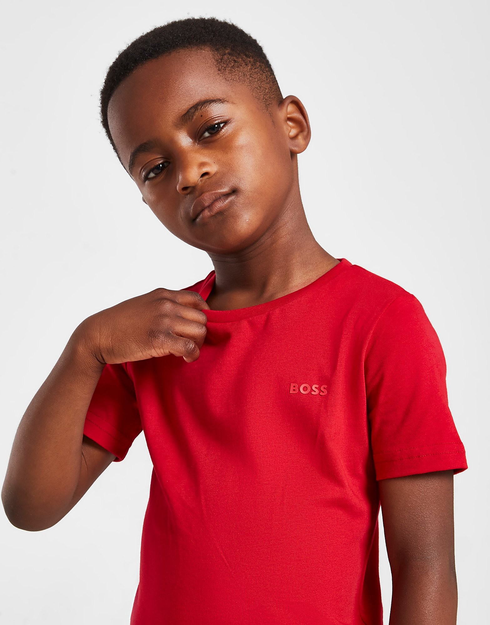 

BOSS Small Logo T-Shirt Children - Red - Kids, Red