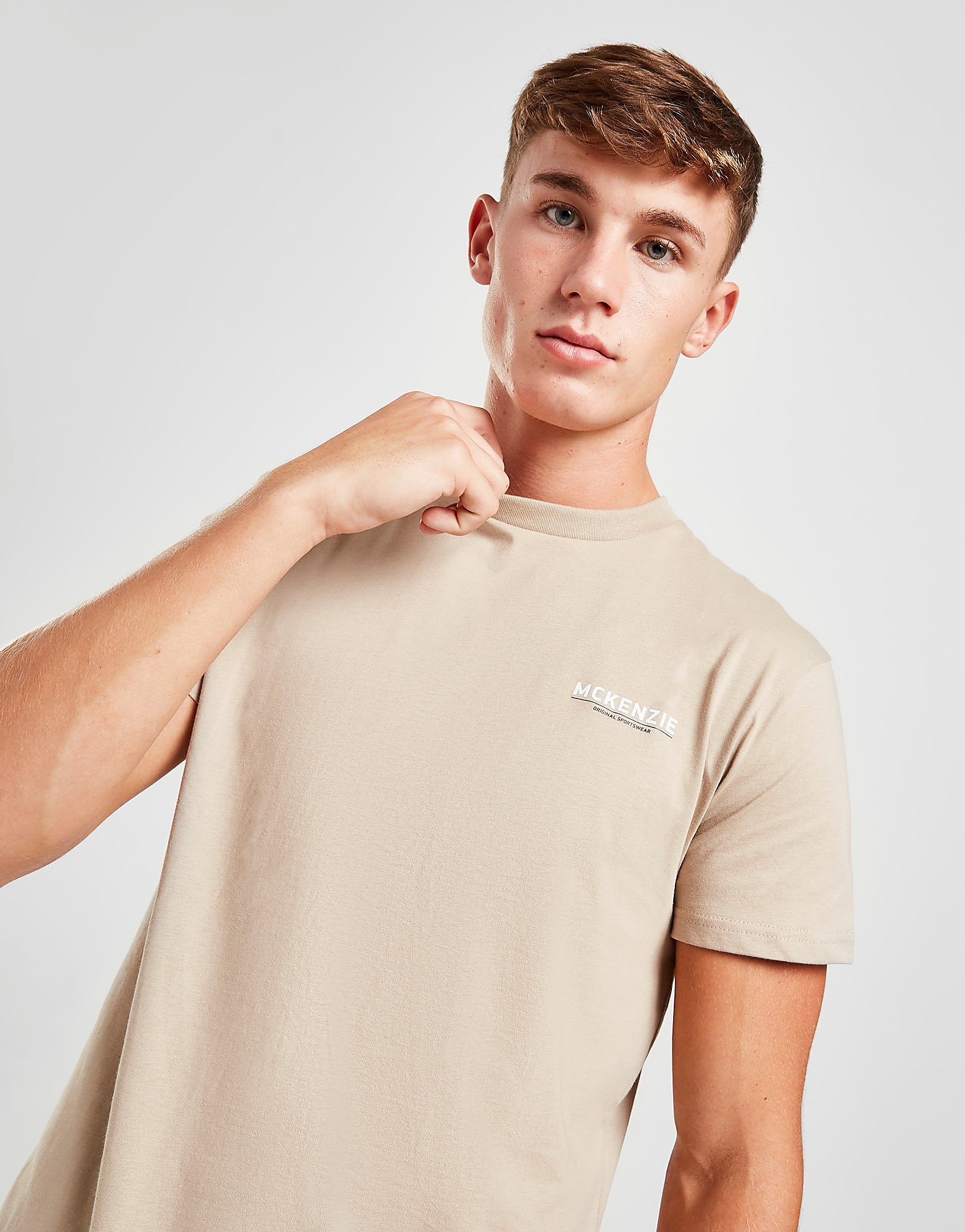 

McKenzie Essential Logo T-Shirt - Only at JD - Brown - Mens, Brown