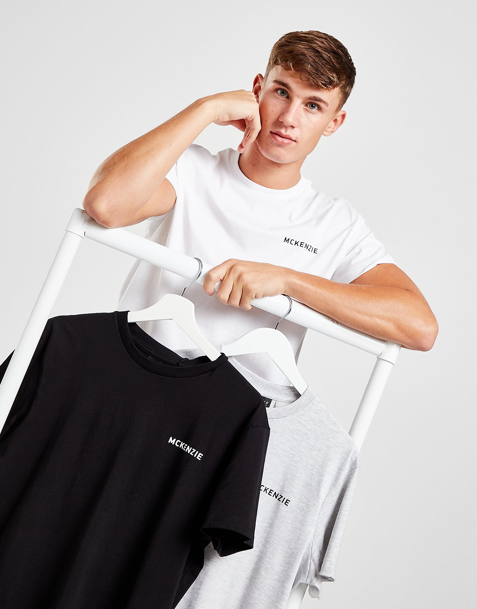 

McKenzie 3-Pack Essential T-Shirts - Only at JD - Multi Coloured - Mens, Multi Coloured