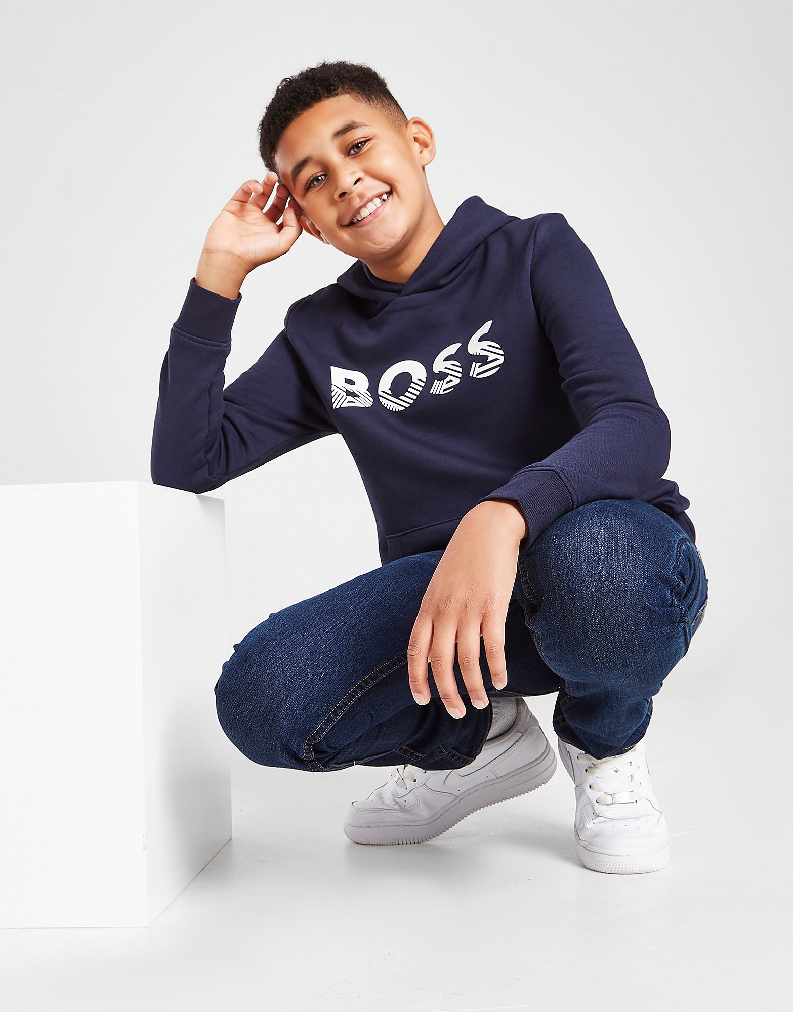 

BOSS Theme Overhead Hoodie Junior - Blue - Kids, Blue