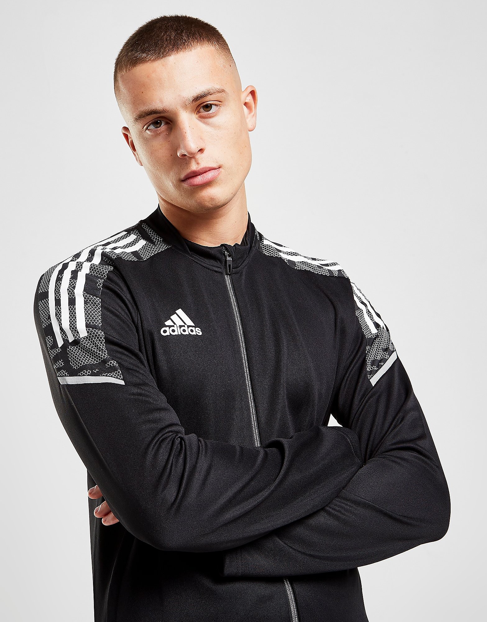

adidas Condivo 21 Track Jacket - Black - Mens, Black