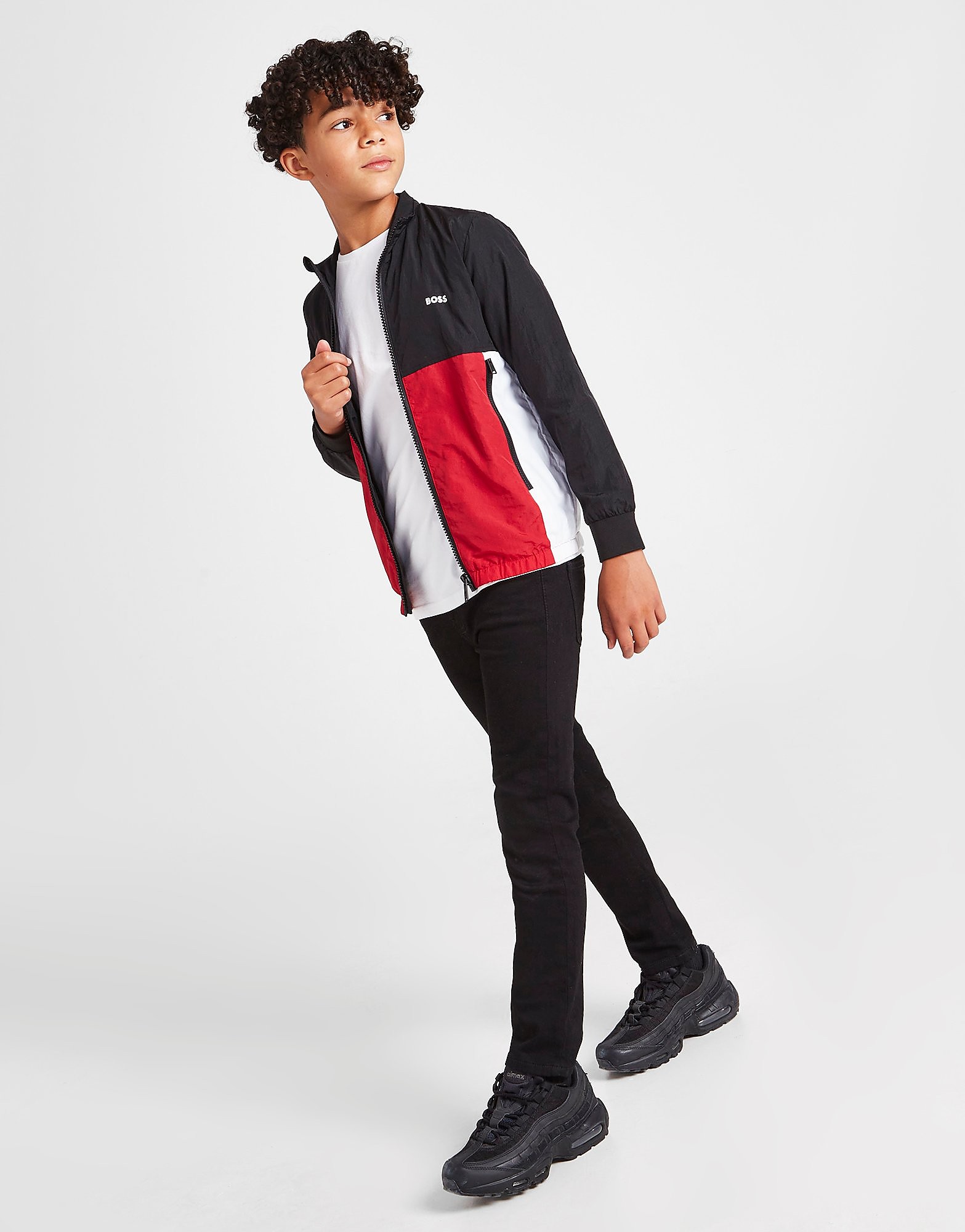 

BOSS Woven Track Top Junior - Red - Kids, Red