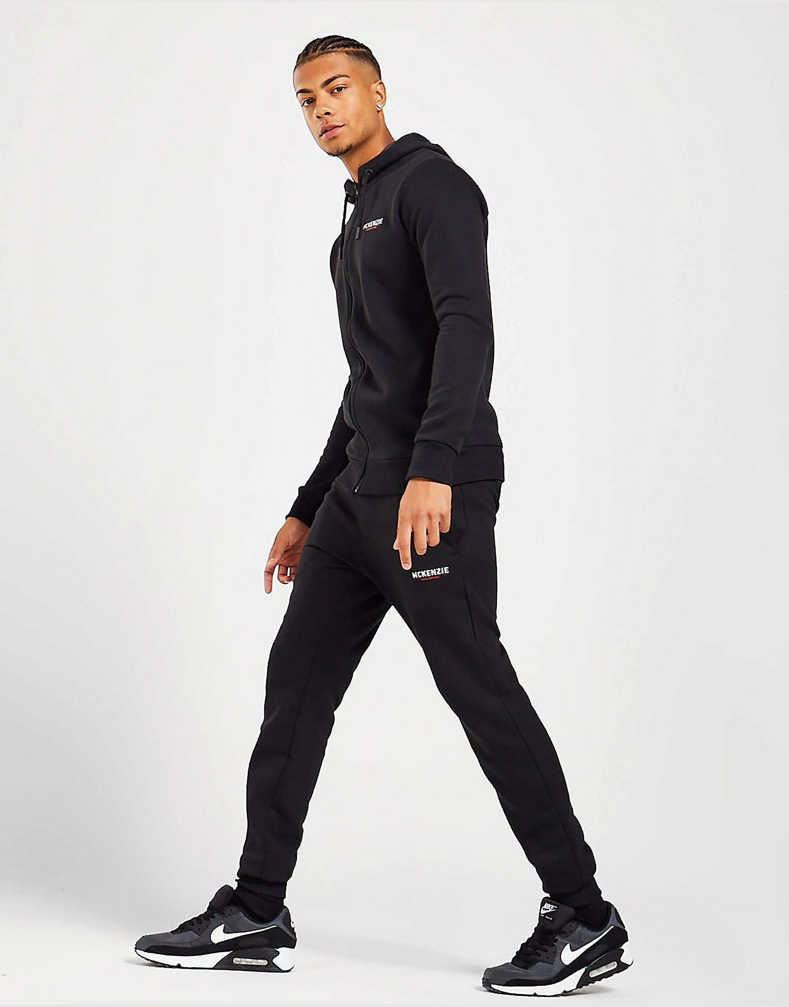 

McKenzie Essential Cuffed Joggers - Only at JD - Black - Mens, Black