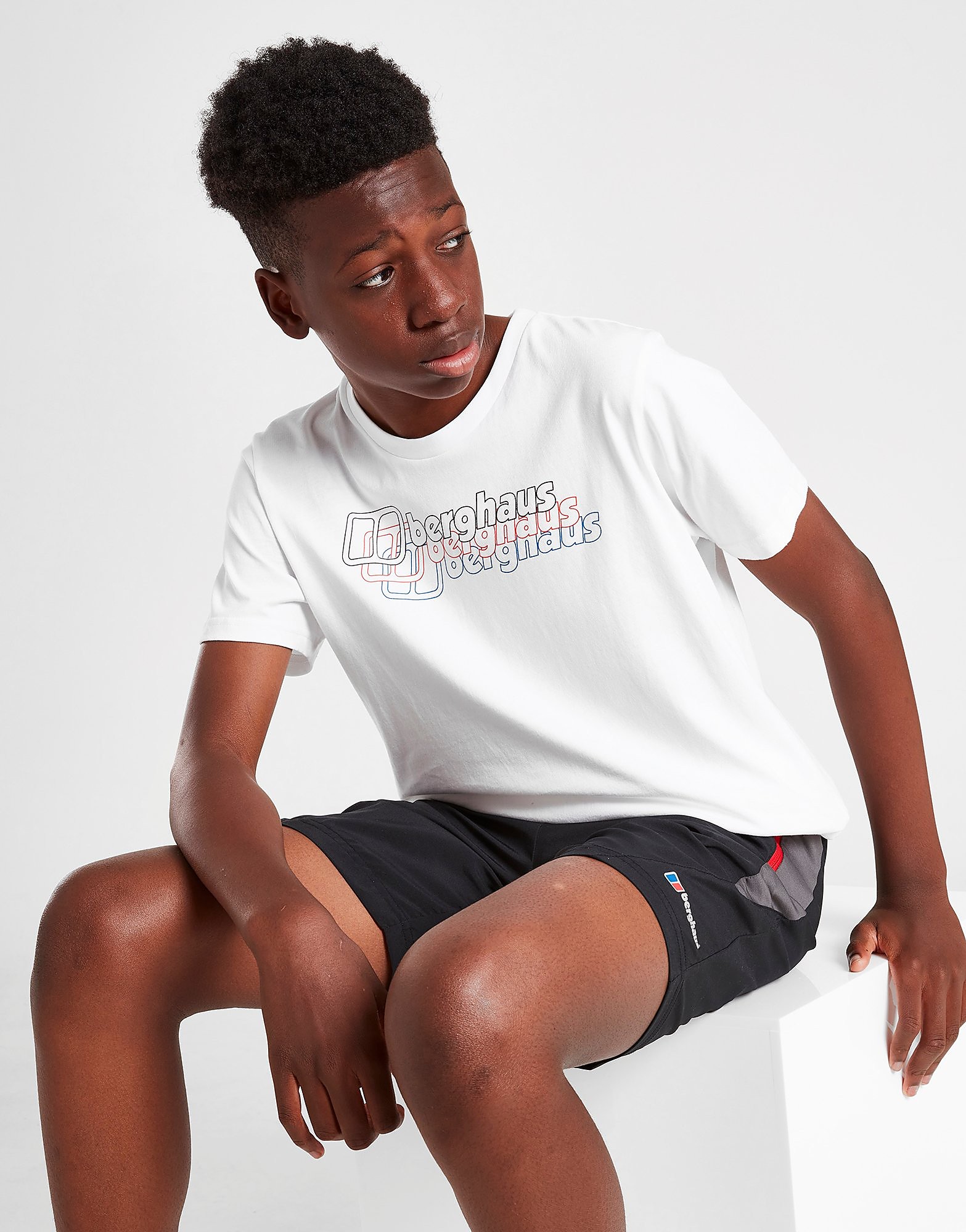 

Berghaus Linear Repeat Logo T-Shirt Junior - White - Kids, White