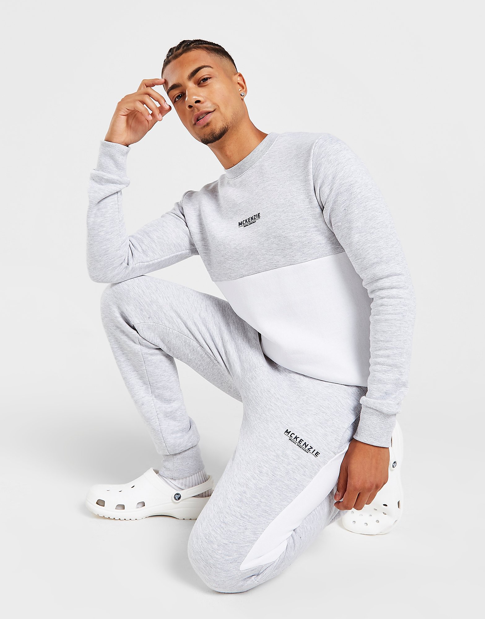 

McKenzie Jude Crew Tracksuit - Only at JD - Grey - Mens, Grey