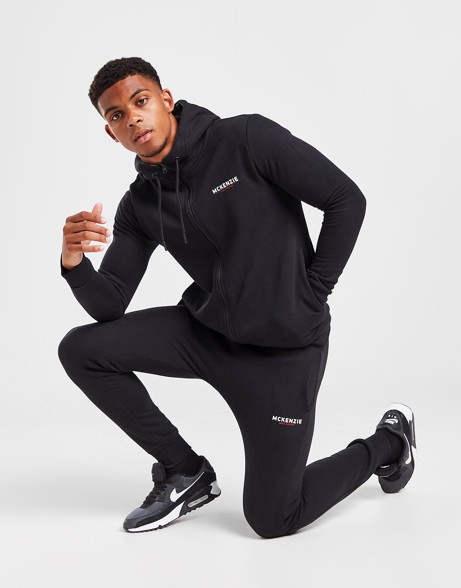 

McKenzie Essential Fleece Tracksuit 2 - Only at JD - Black - Mens, Black