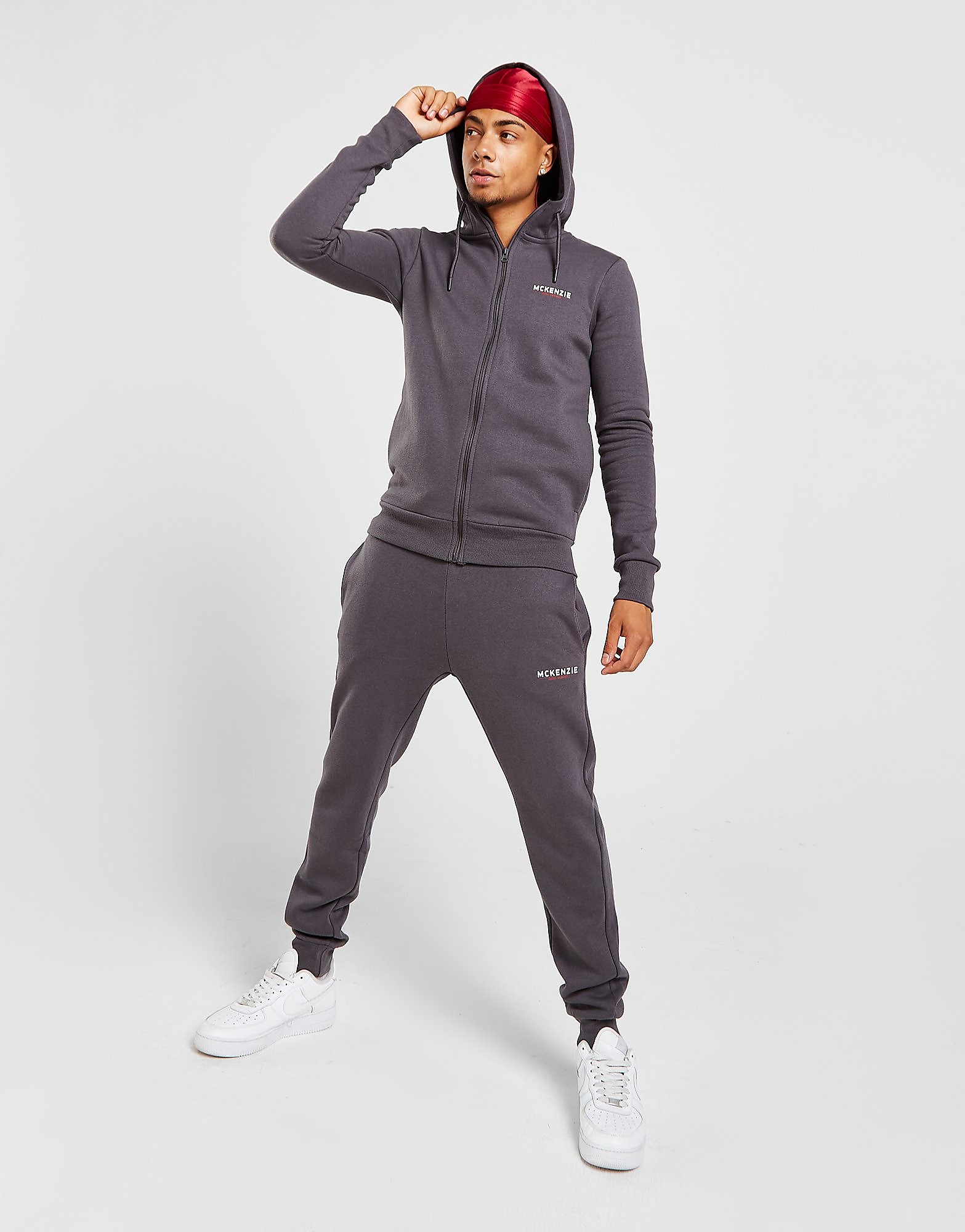 

McKenzie Essential Fleece Tracksuit 2 - Only at JD - Grey - Mens, Grey