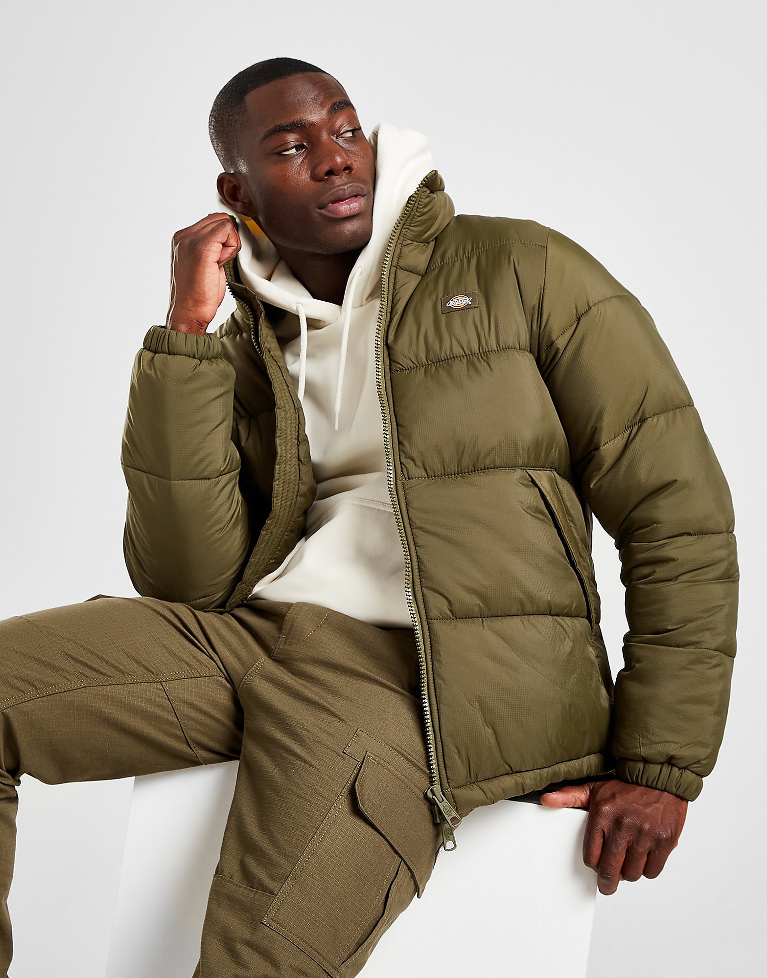 

Dickies Waldenburg Padded Jacket - Green - Mens, Green