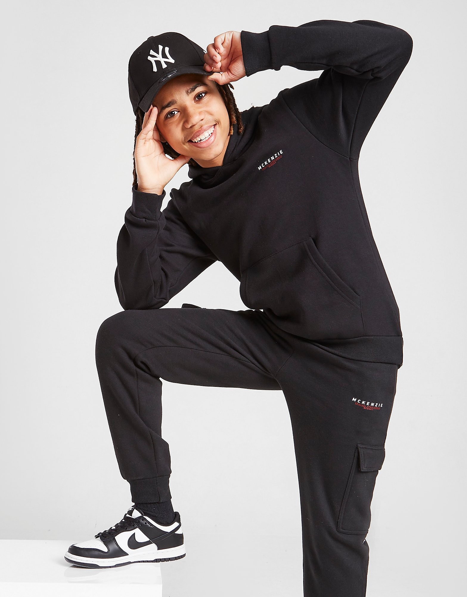 

McKenzie Essential 2 Overhead Hoodie Junior - Black - Kids, Black