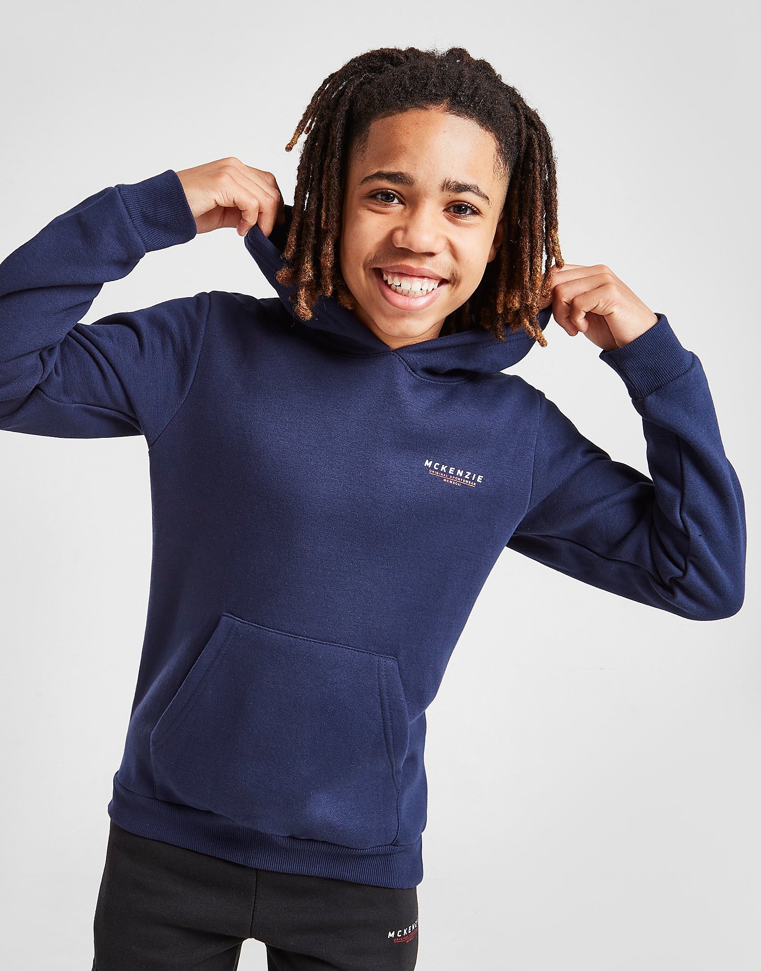 

McKenzie Essential 2 Overhead Hoodie Junior - Blue - Kids, Blue