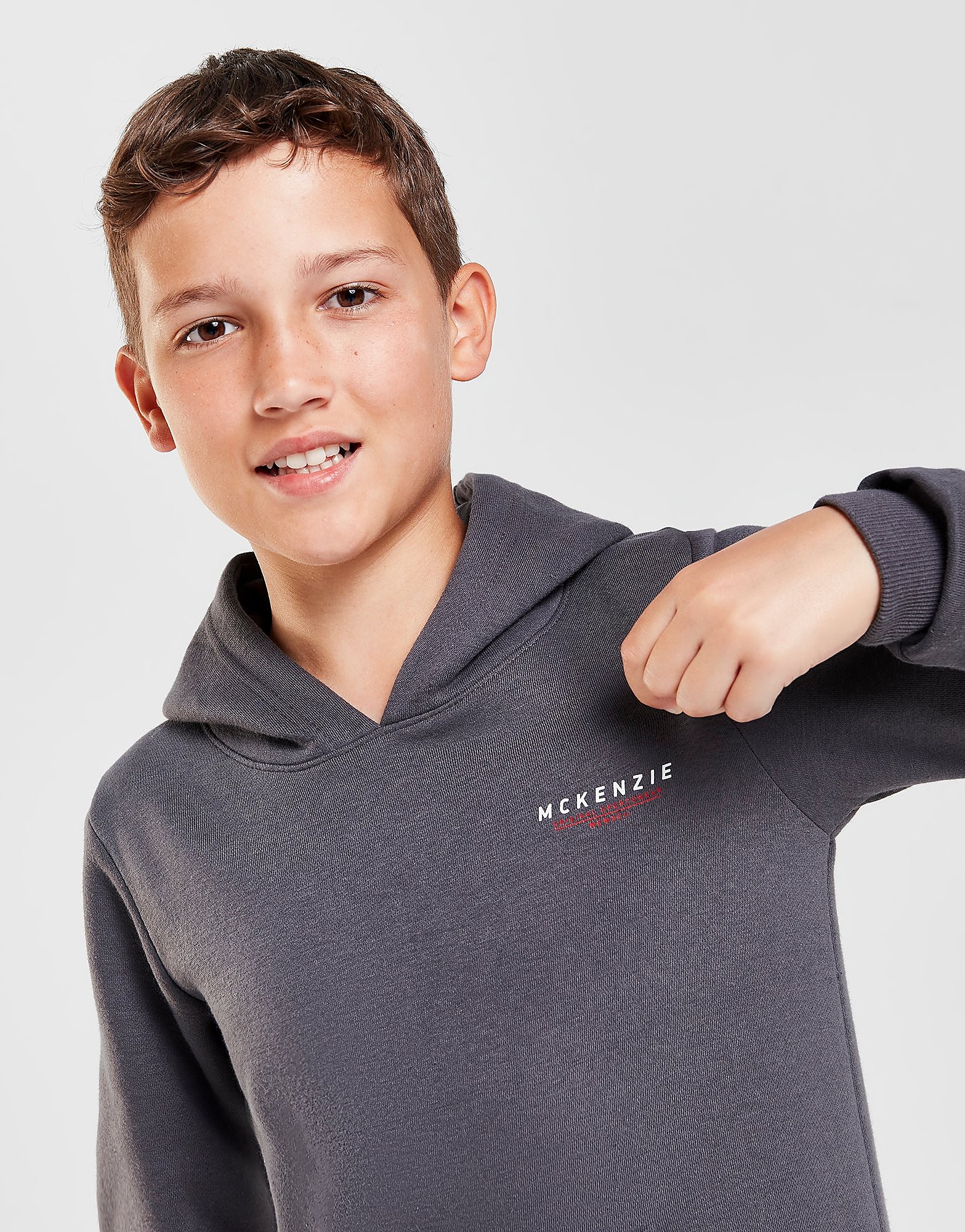 

McKenzie Essential 2 Overhead Hoodie Junior - Grey - Kids, Grey