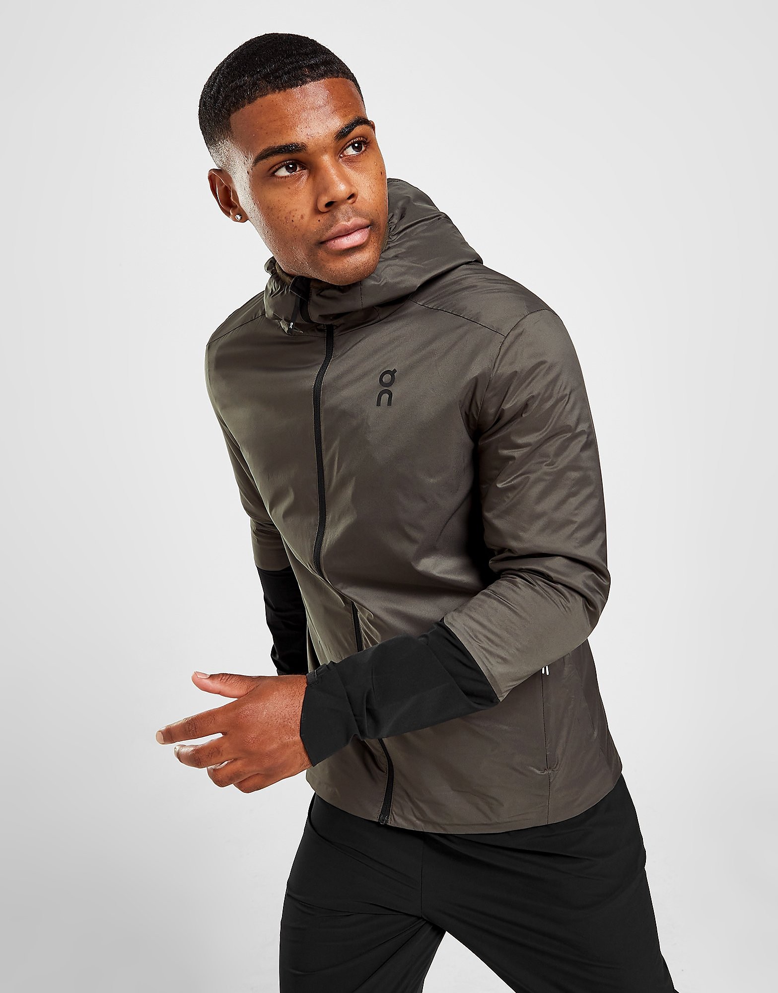

On Running Insulated Jacket - Brown - Mens, Brown