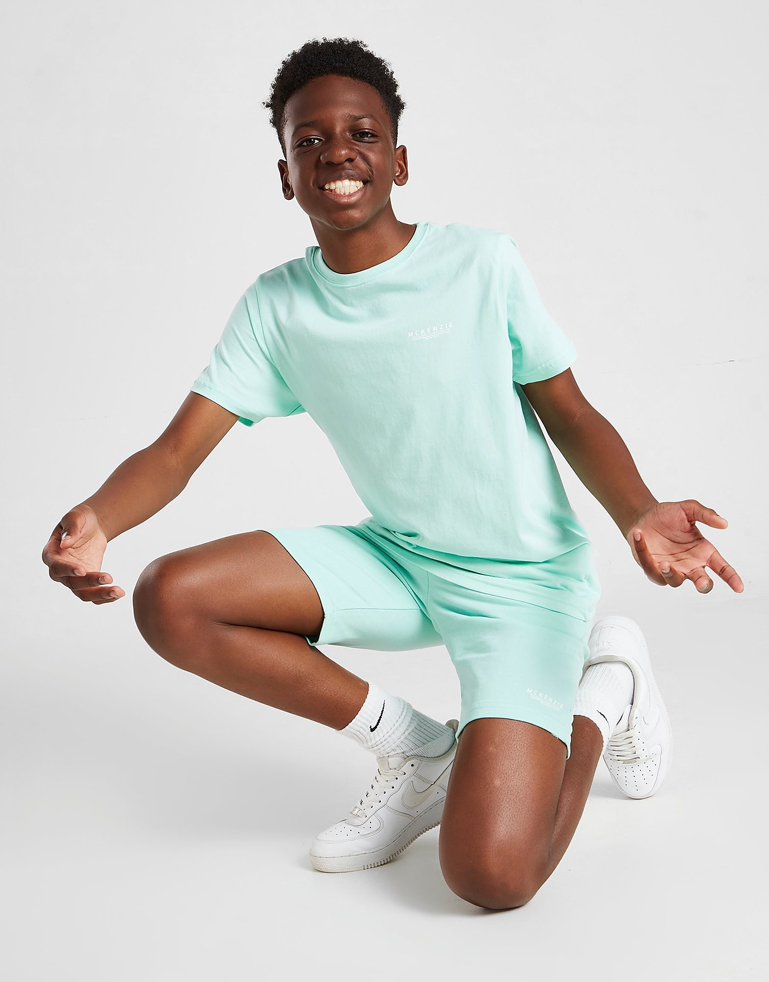 

McKenzie Essential T-Shirt/Shorts Set Junior - Blue - Kids, Blue