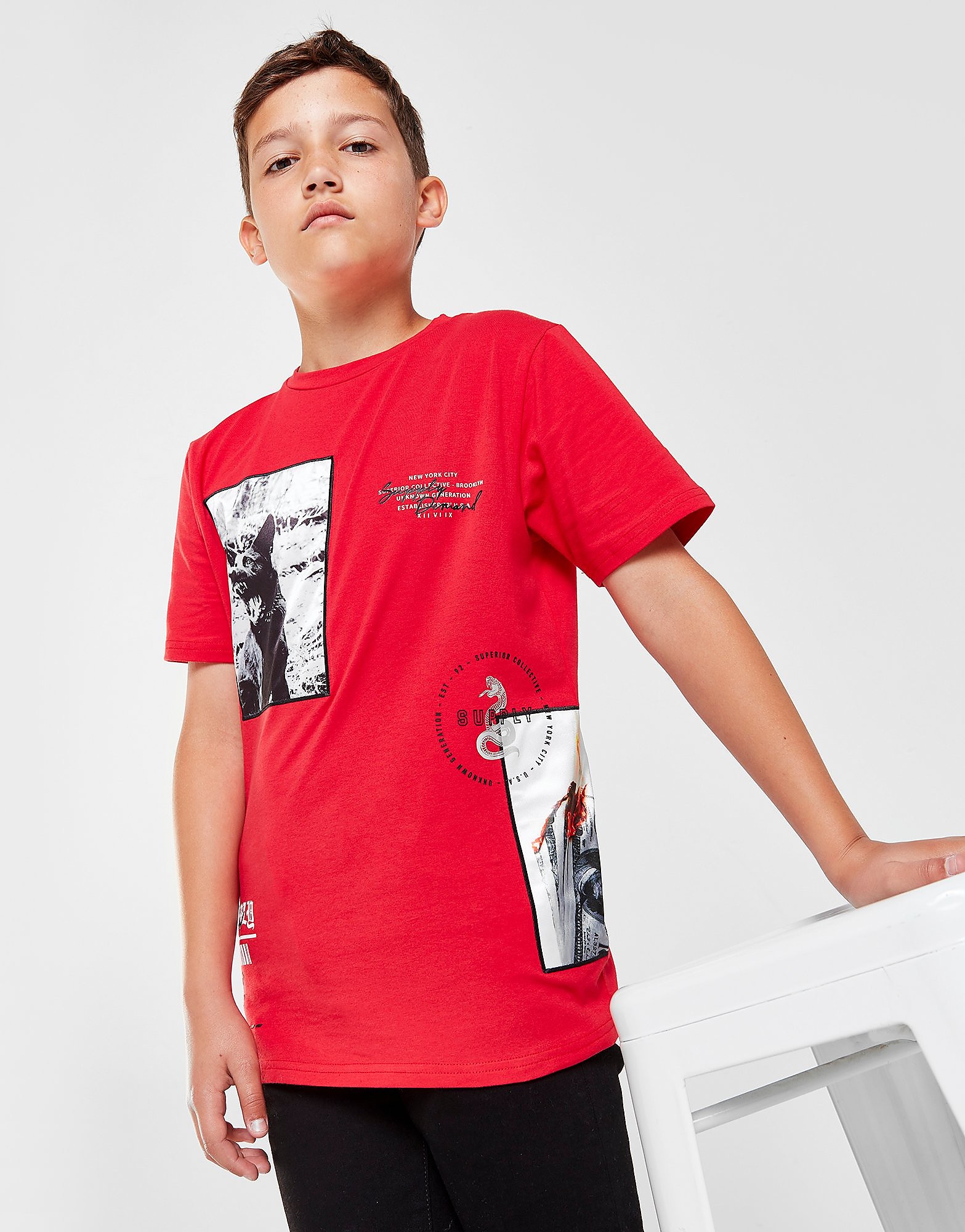 

Supply & Demand Burn T-Shirt Junior - Red - Kids, Red