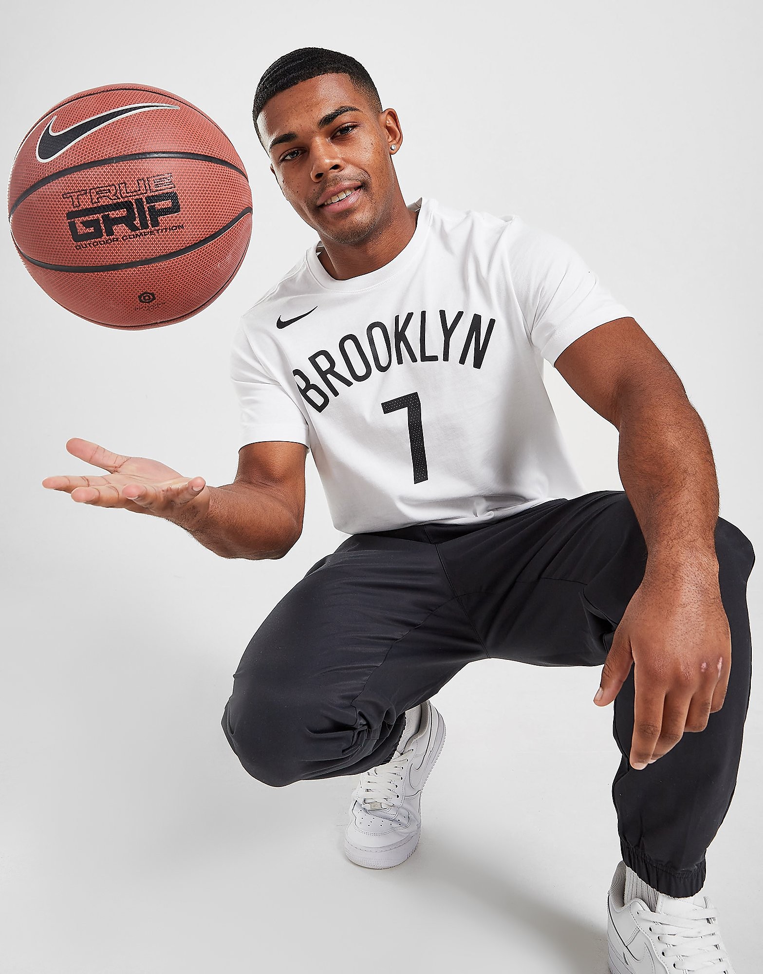 

Nike NBA Brooklyn Nets Durant #7 T-Shirt - White - Mens, White