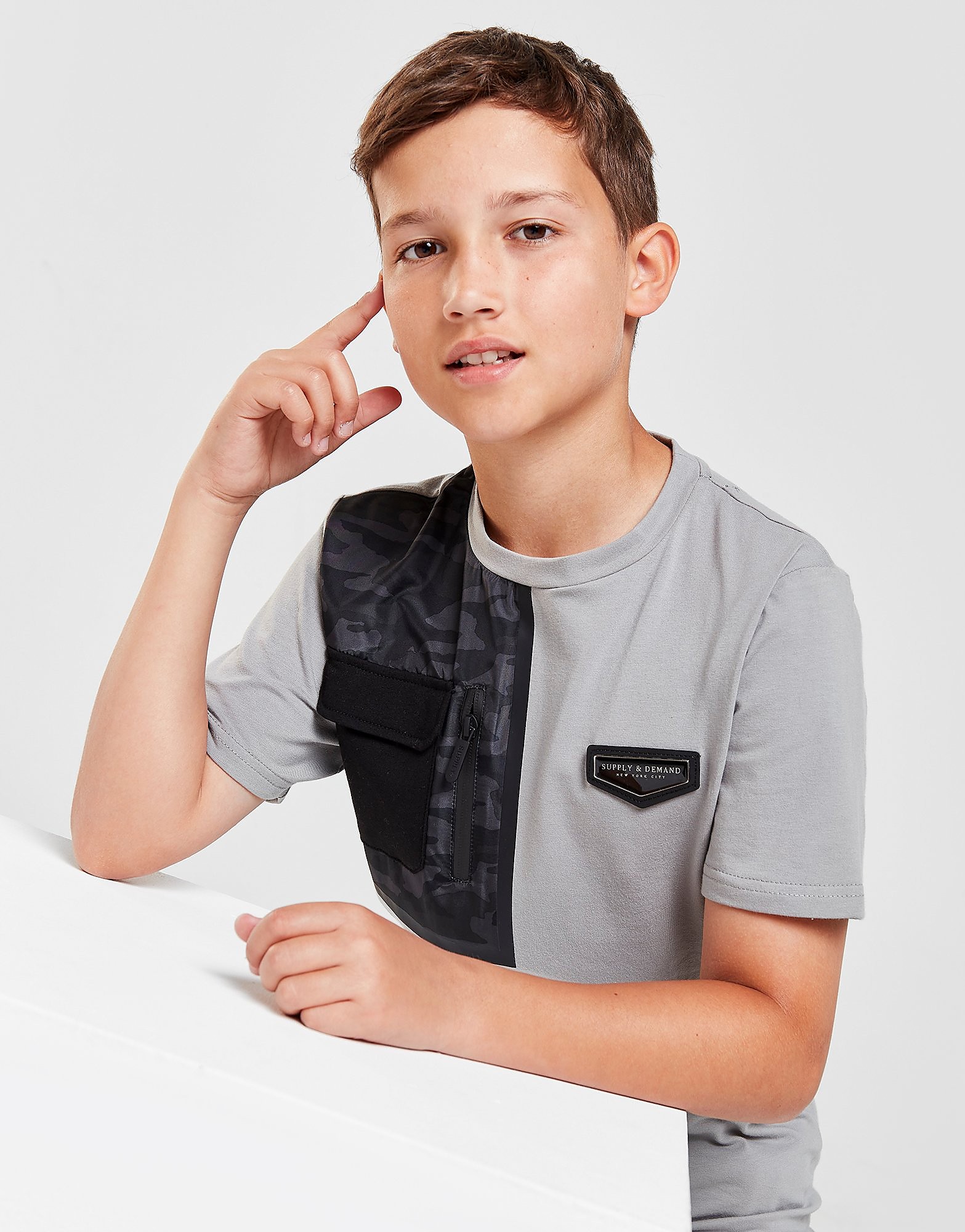 

Supply & Demand Confide T-Shirt Junior - Grey - Kids, Grey