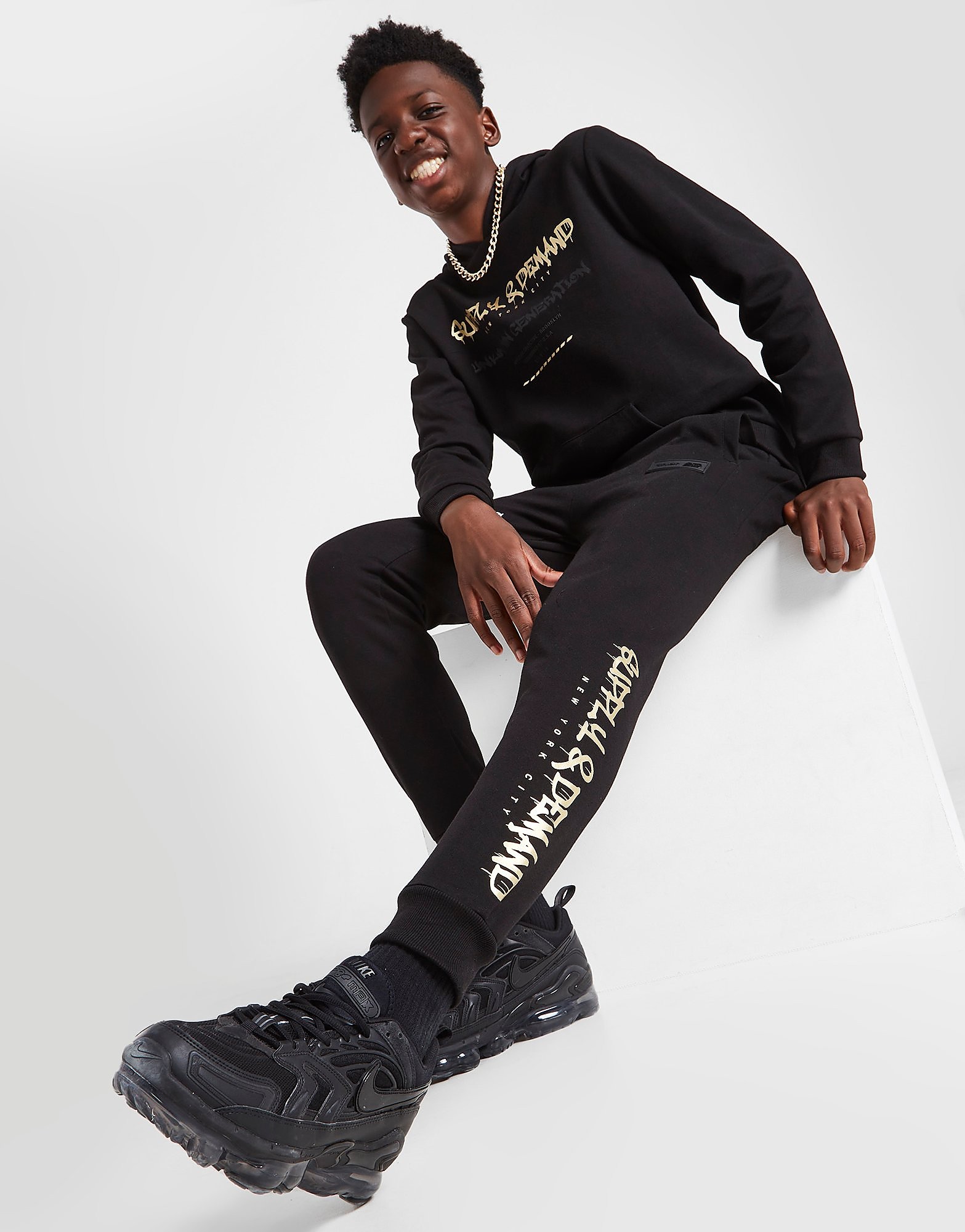 

Supply & Demand Spark Graffiti Joggers Junior - Black - Kids, Black