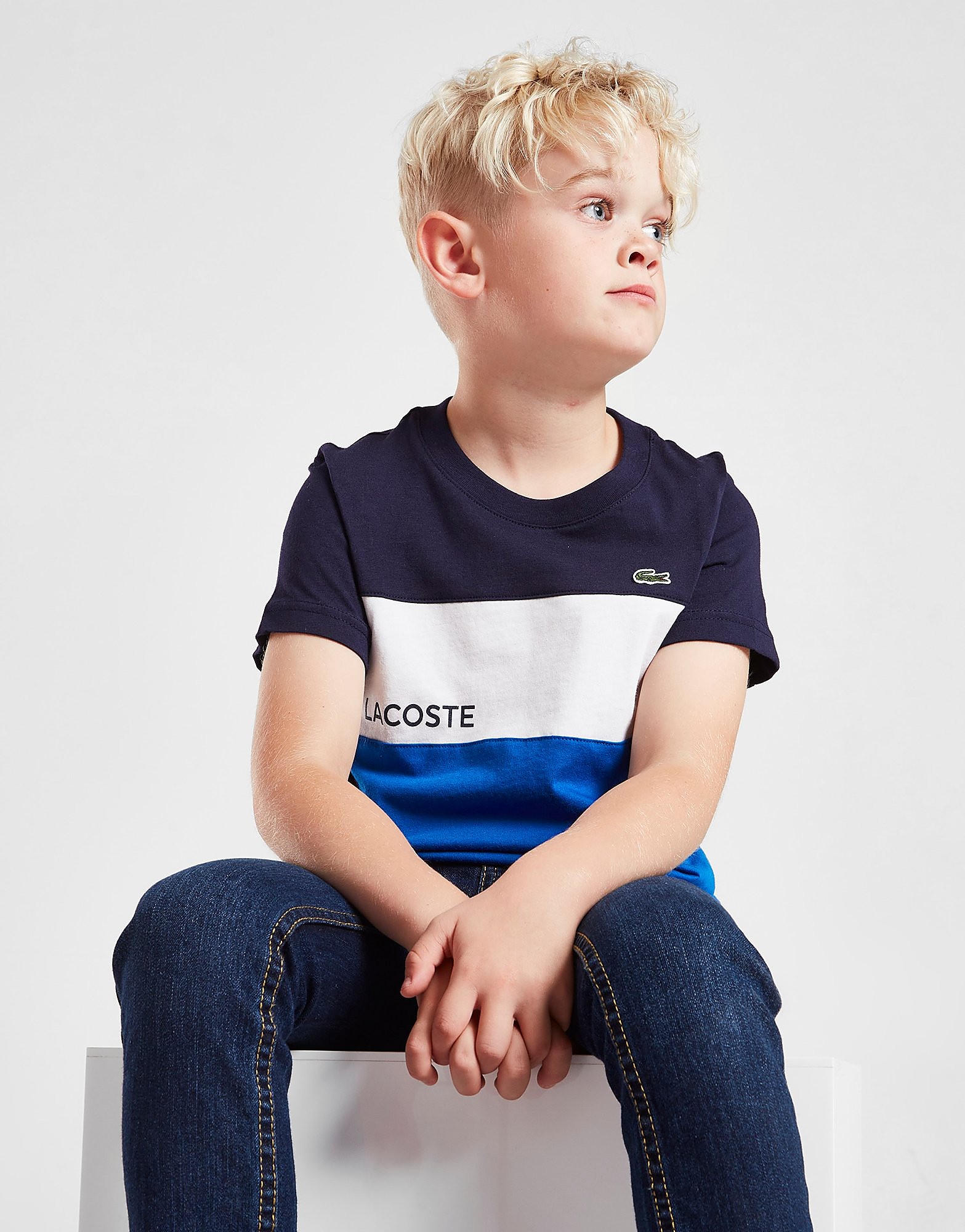 

Lacoste Colour Block T-Shirt Children - Only at JD - Blue - Kids, Blue