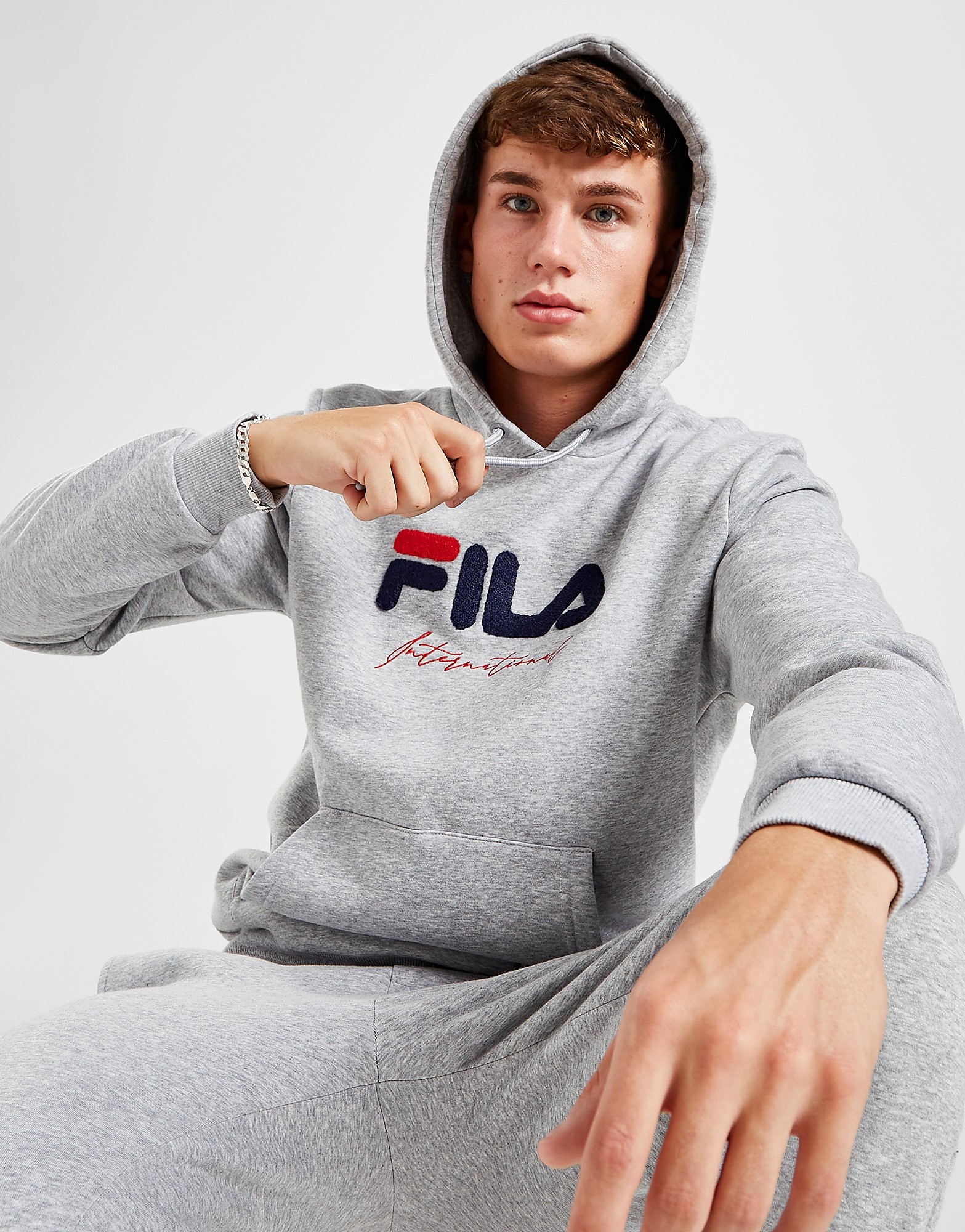 

Fila Mason Hoodie - Grey - Mens, Grey