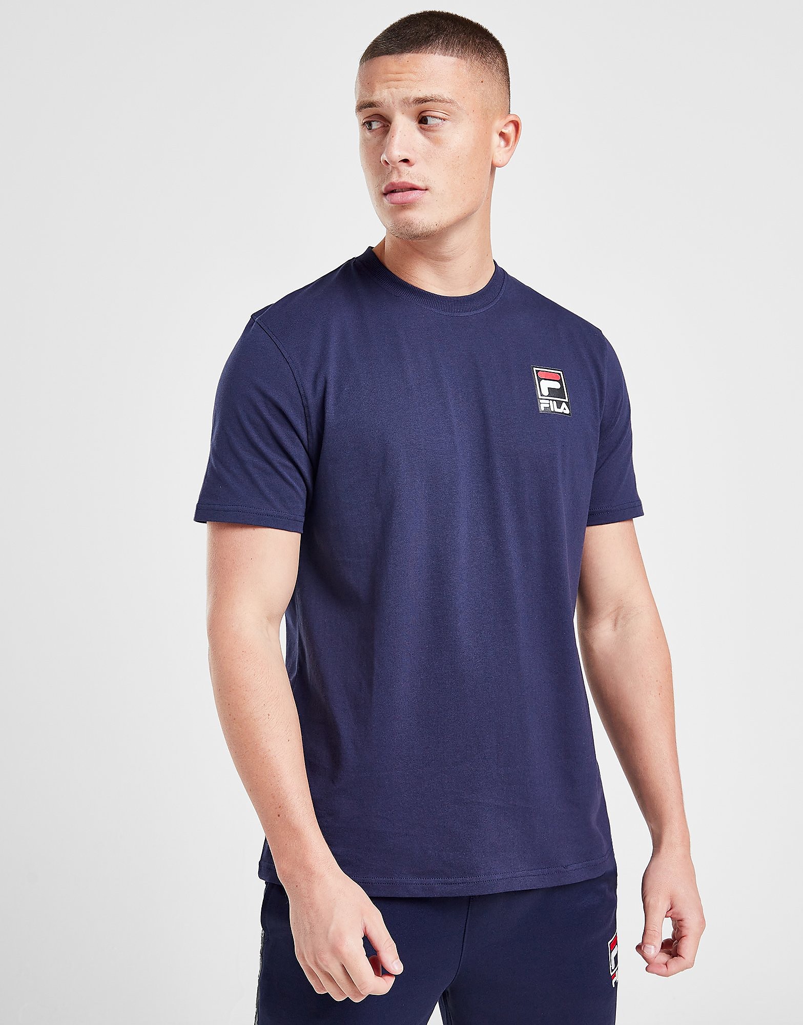 Fila Hamilton T-Shirt - Blue - Mens, Blue