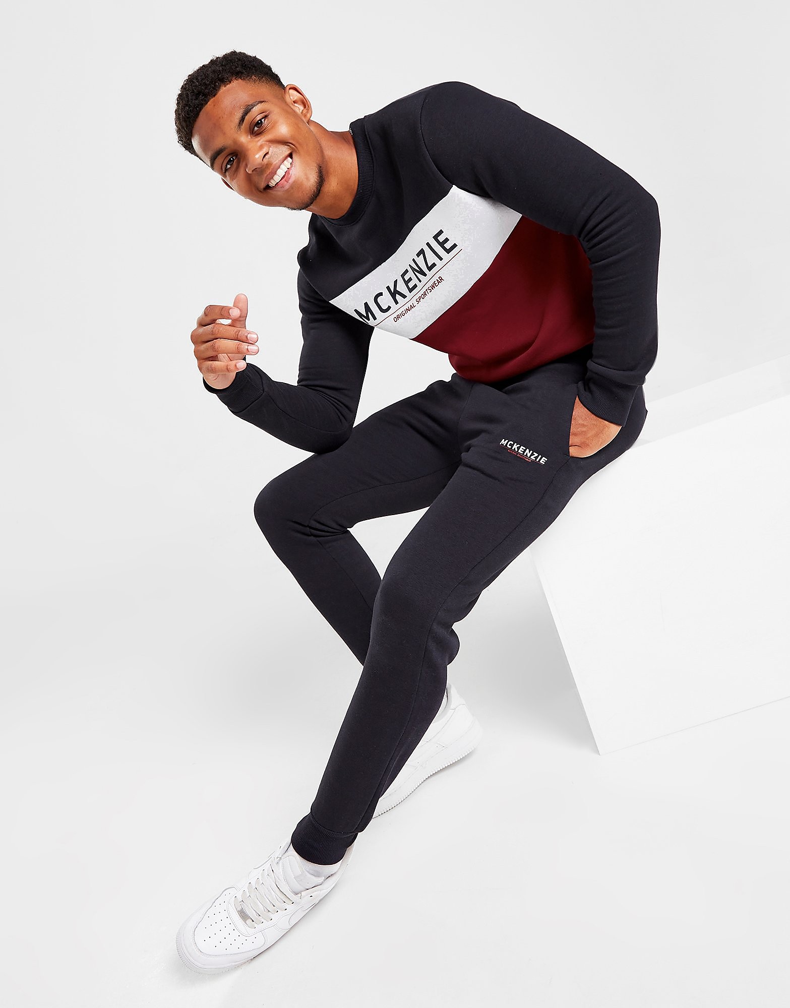 

McKenzie Essential Cuffed Joggers - Only at JD - Navy - Mens, Navy