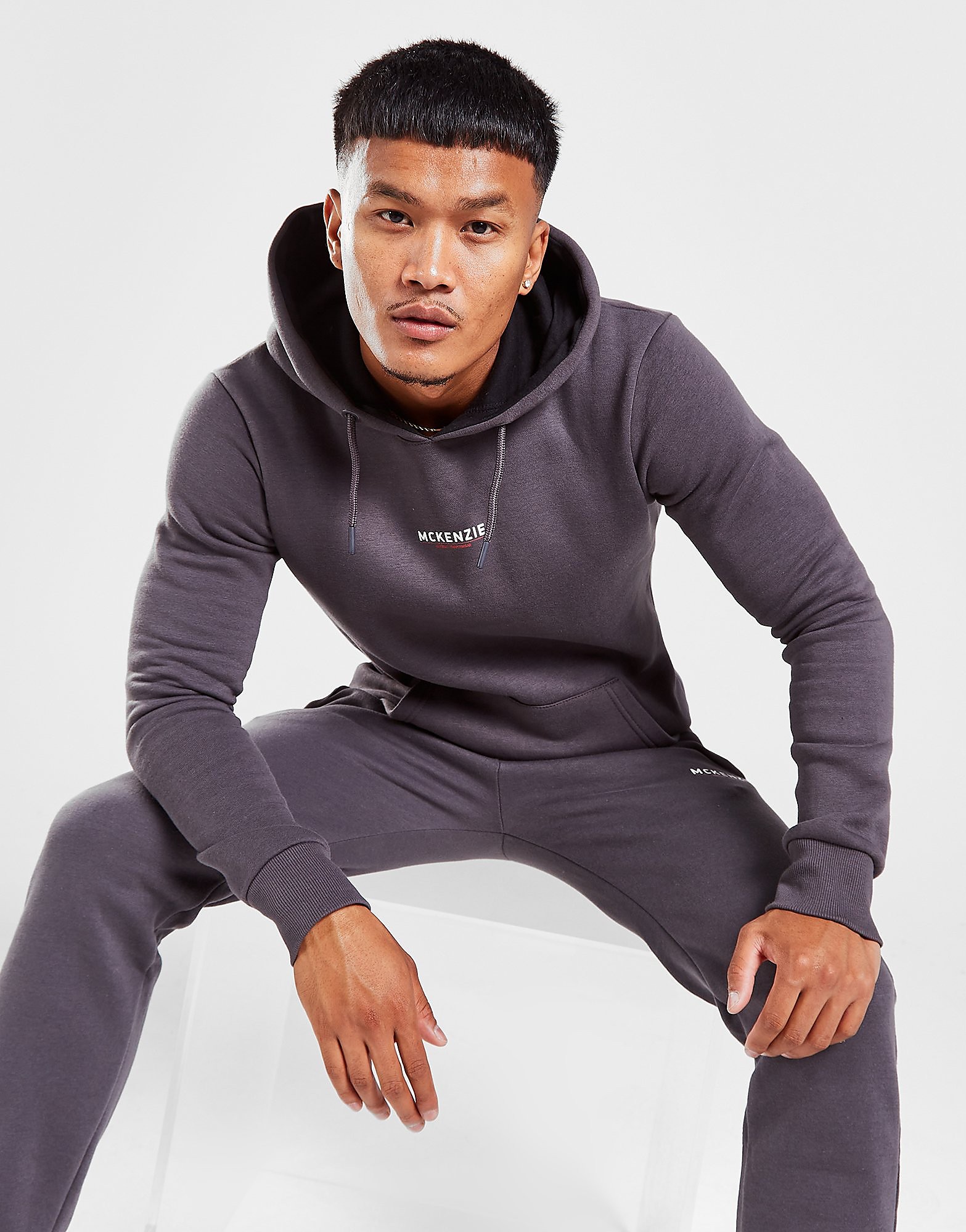 

McKenzie Essential Overhead Hoodie 2 - Only at JD - Grey - Mens, Grey