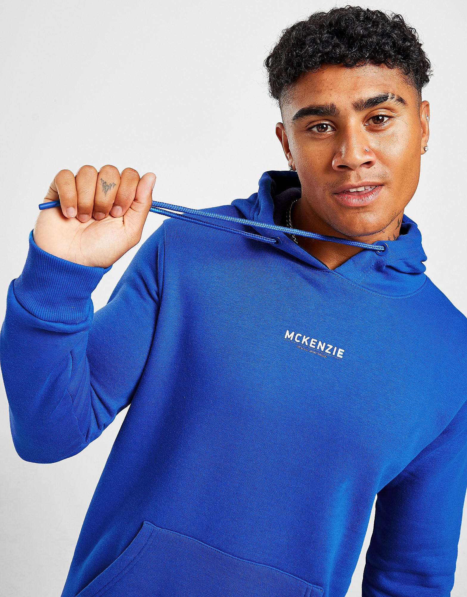

McKenzie Essential Overhead Hoodie 2 - Only at JD - Blue - Mens, Blue
