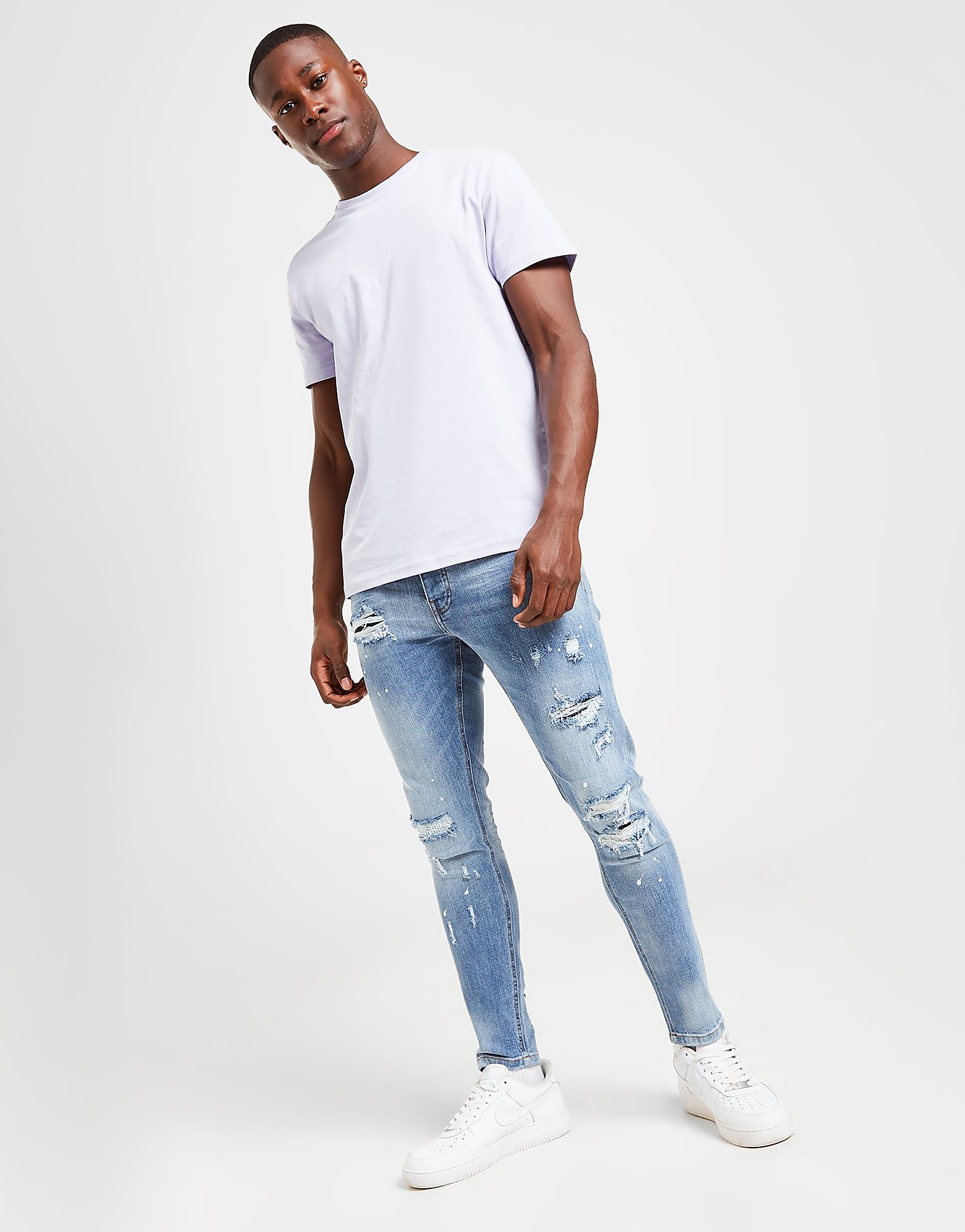 

VALERE Marmo Rip Jeans - Blue - Mens, Blue