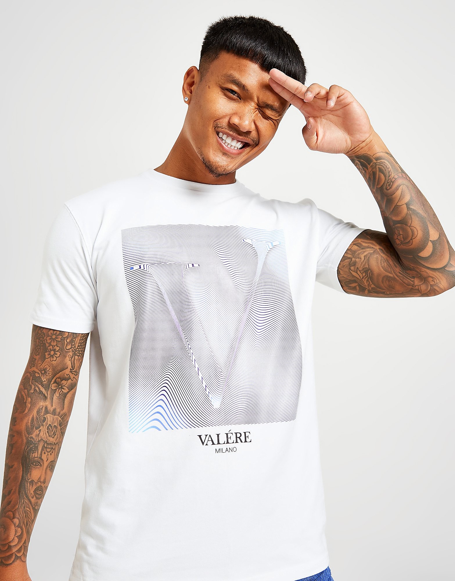 

VALERE Holo V T-Shirt - White - Mens, White