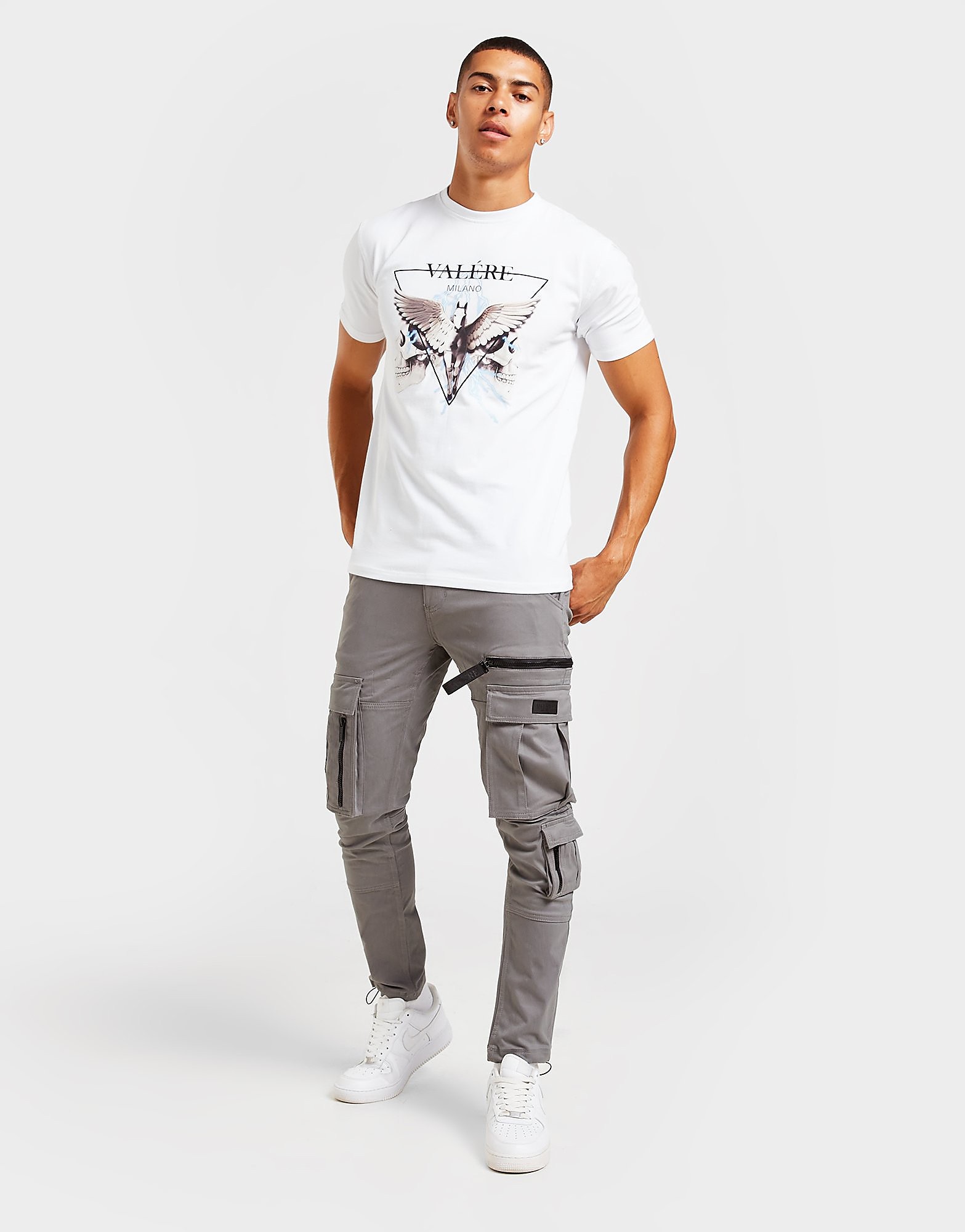VALERE Jeans Tasca Grey Cargo - Cinzento - Mens, Cinzento