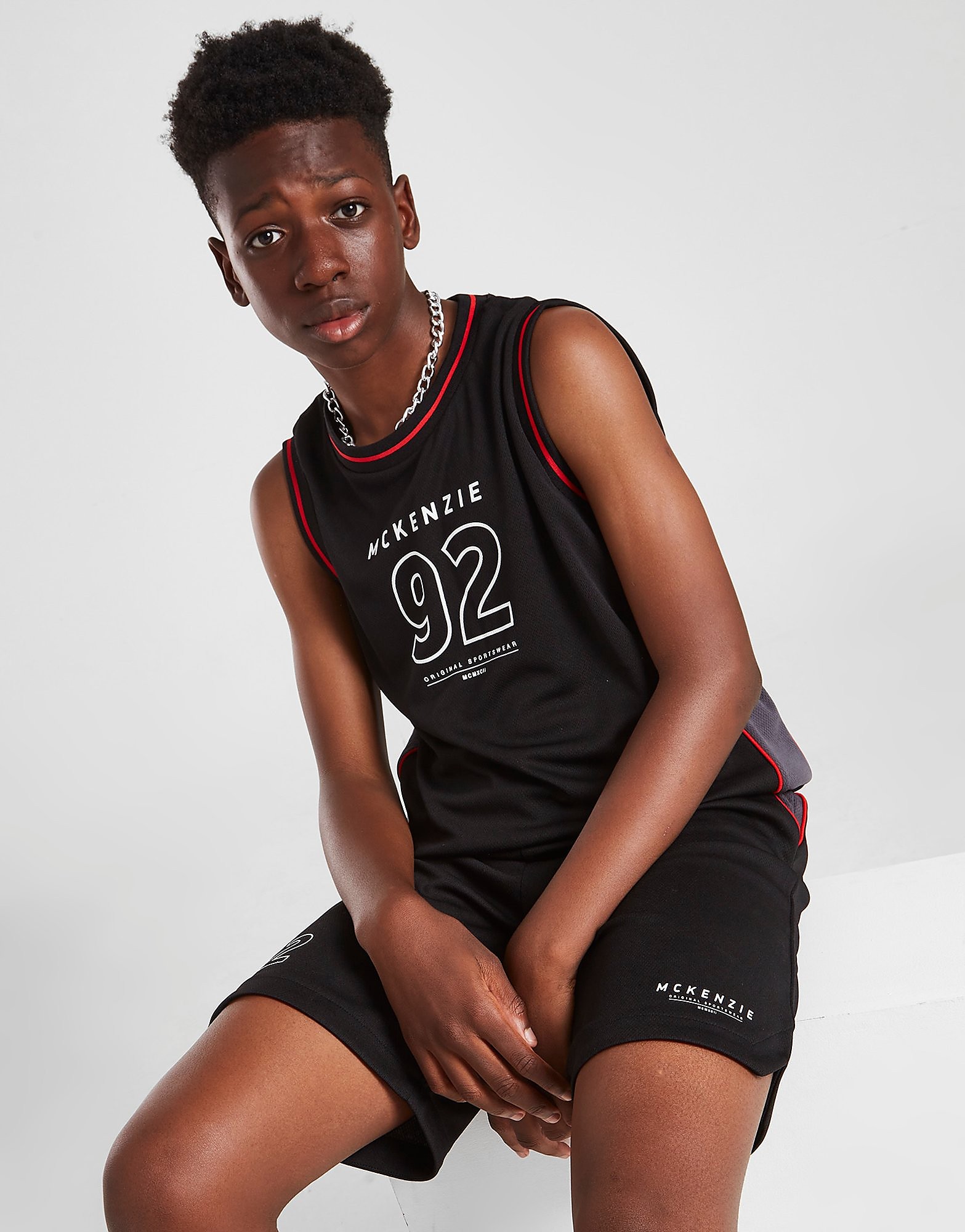 

McKenzie Diego Basketball Vest Junior - Black - Kids, Black
