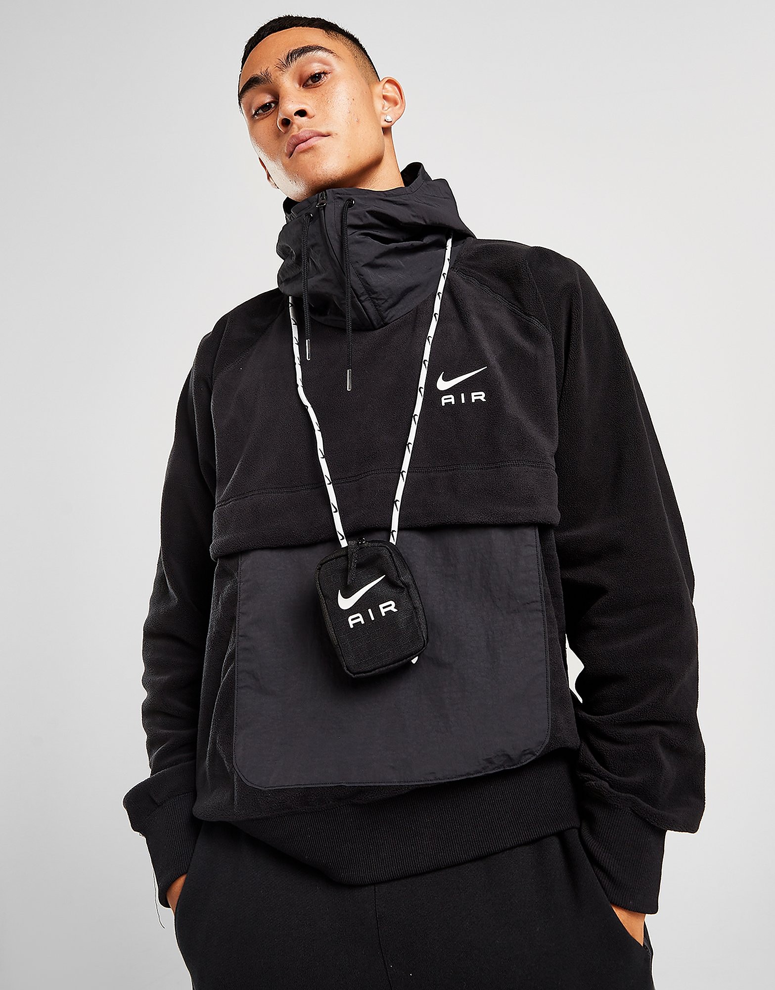 Nike Lanyard Pouch - Black - Womens, Black