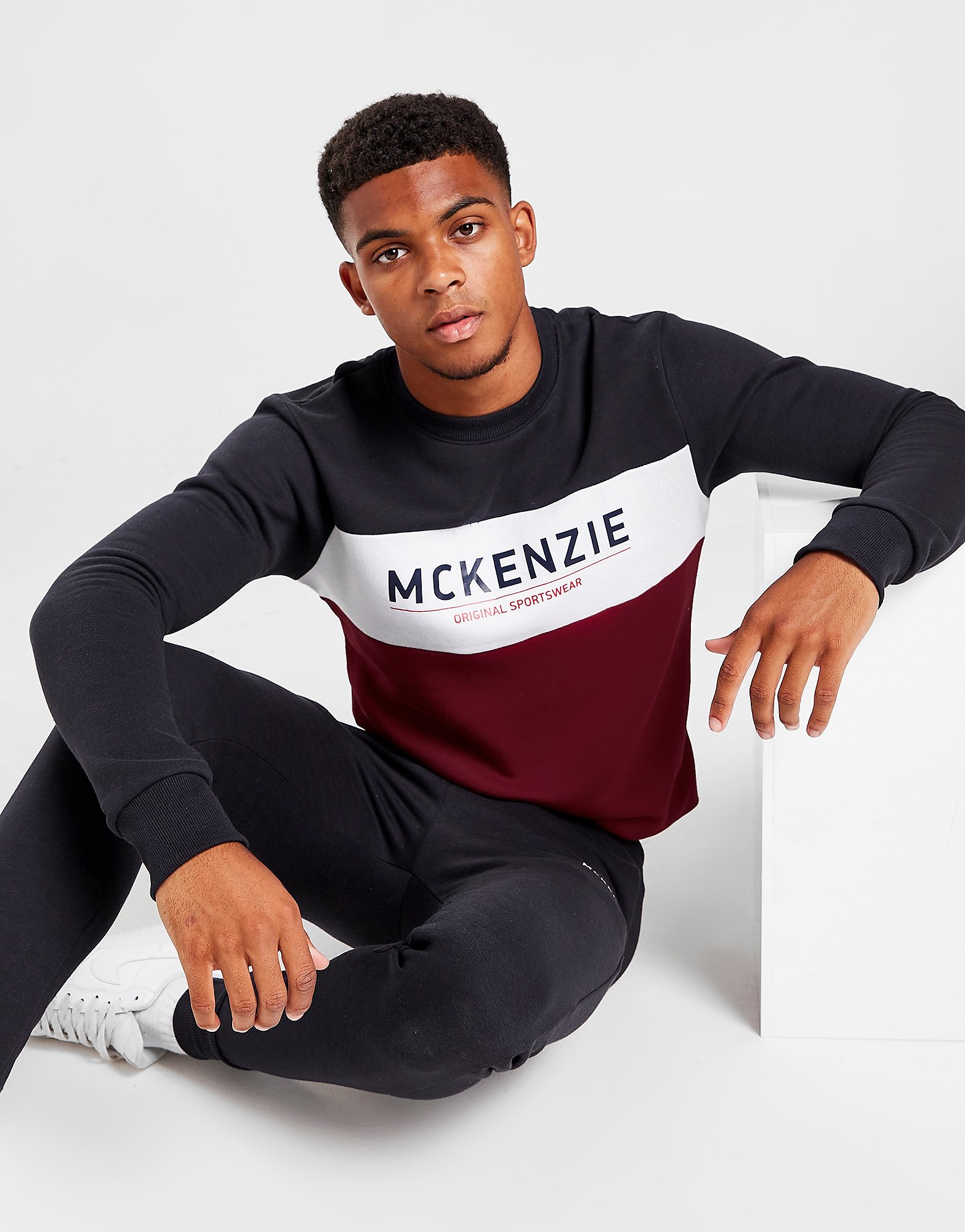 

McKenzie Joker Crew Sweatshirt - Only at JD - Navy/Red - Mens, Navy/Red