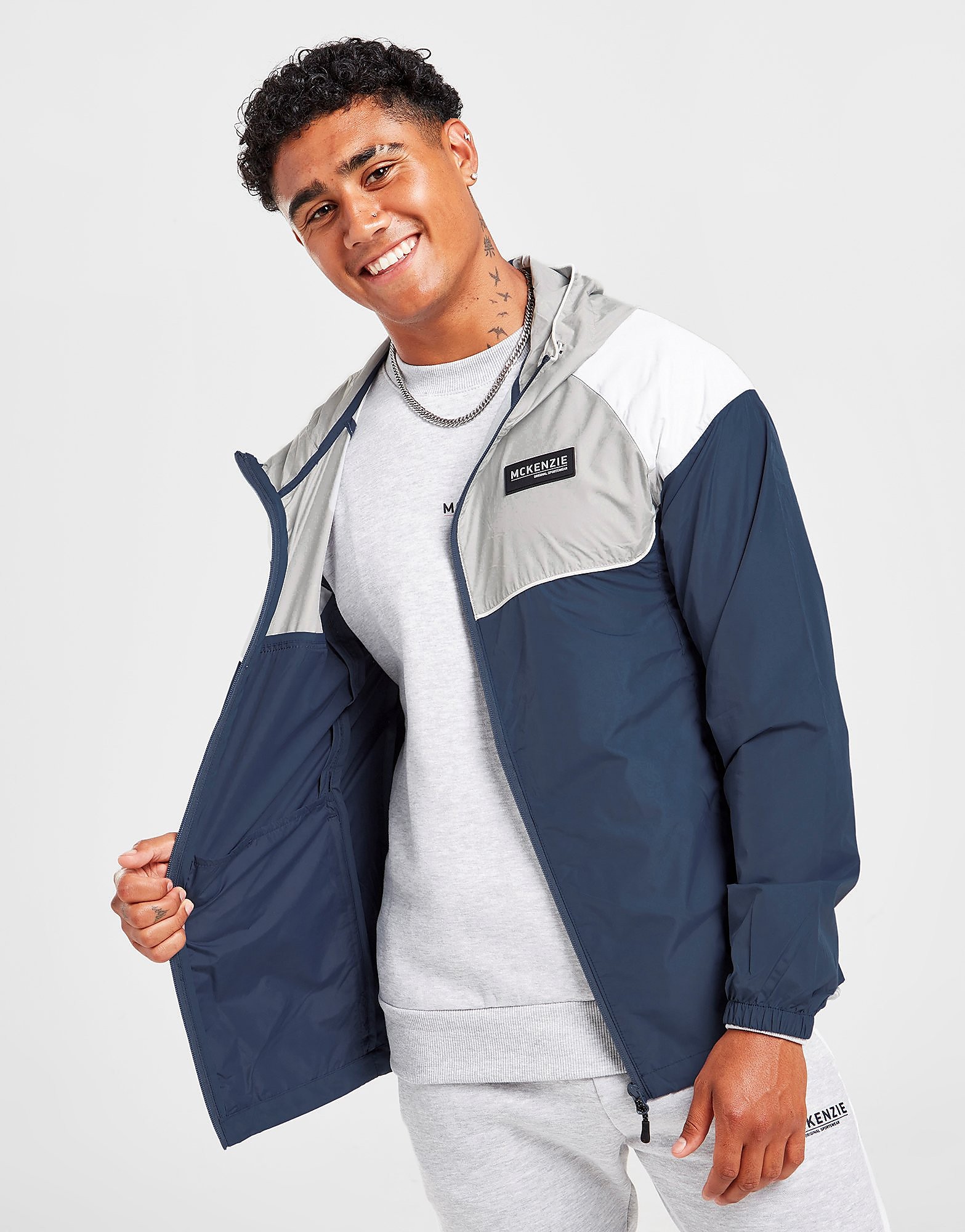 

McKenzie Cred Lightweight Jacket - Only at JD - Blue - Mens, Blue