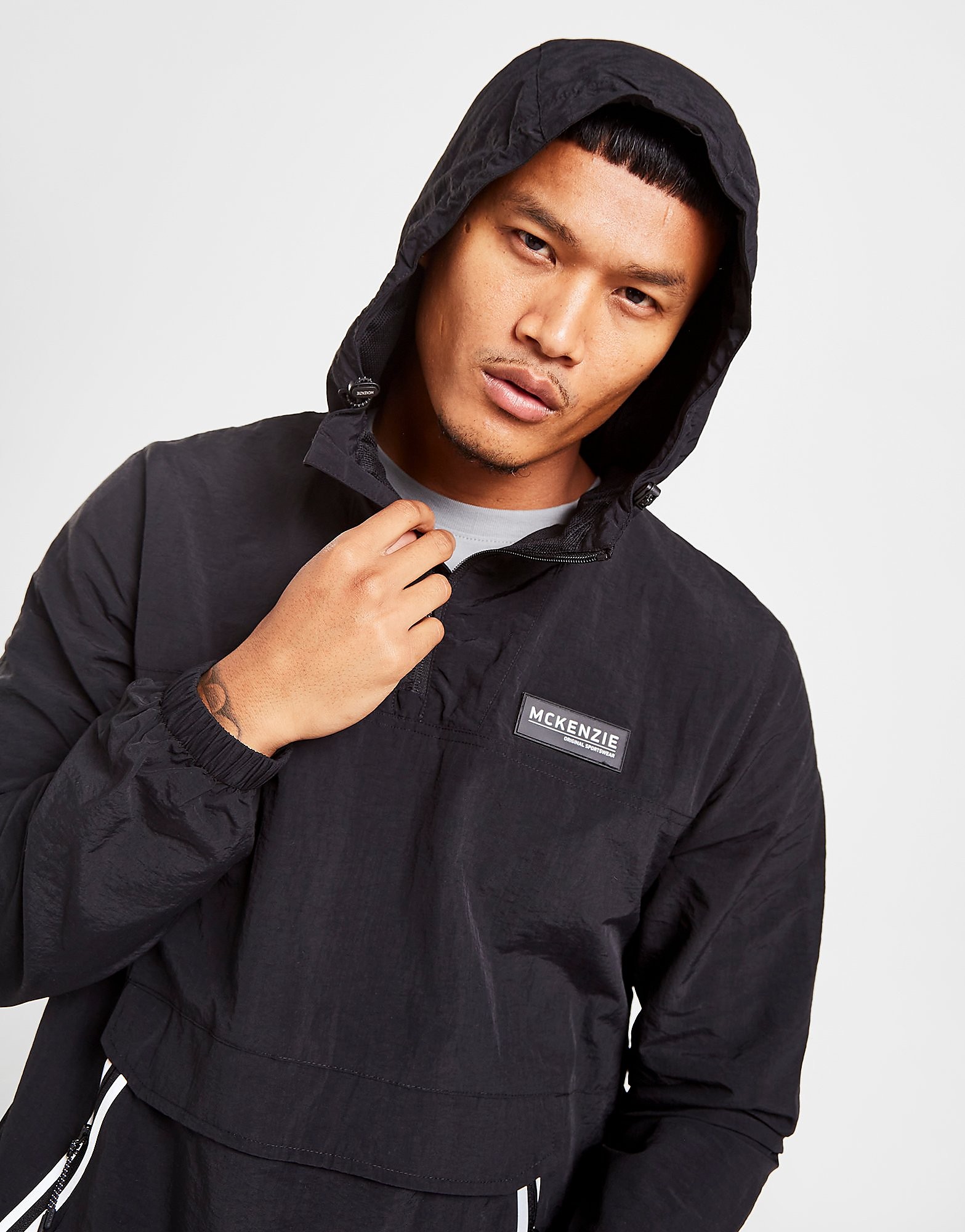 

McKenzie Alameda 1/4 Zip Lightweight Jacket - Only at JD - Black - Mens, Black