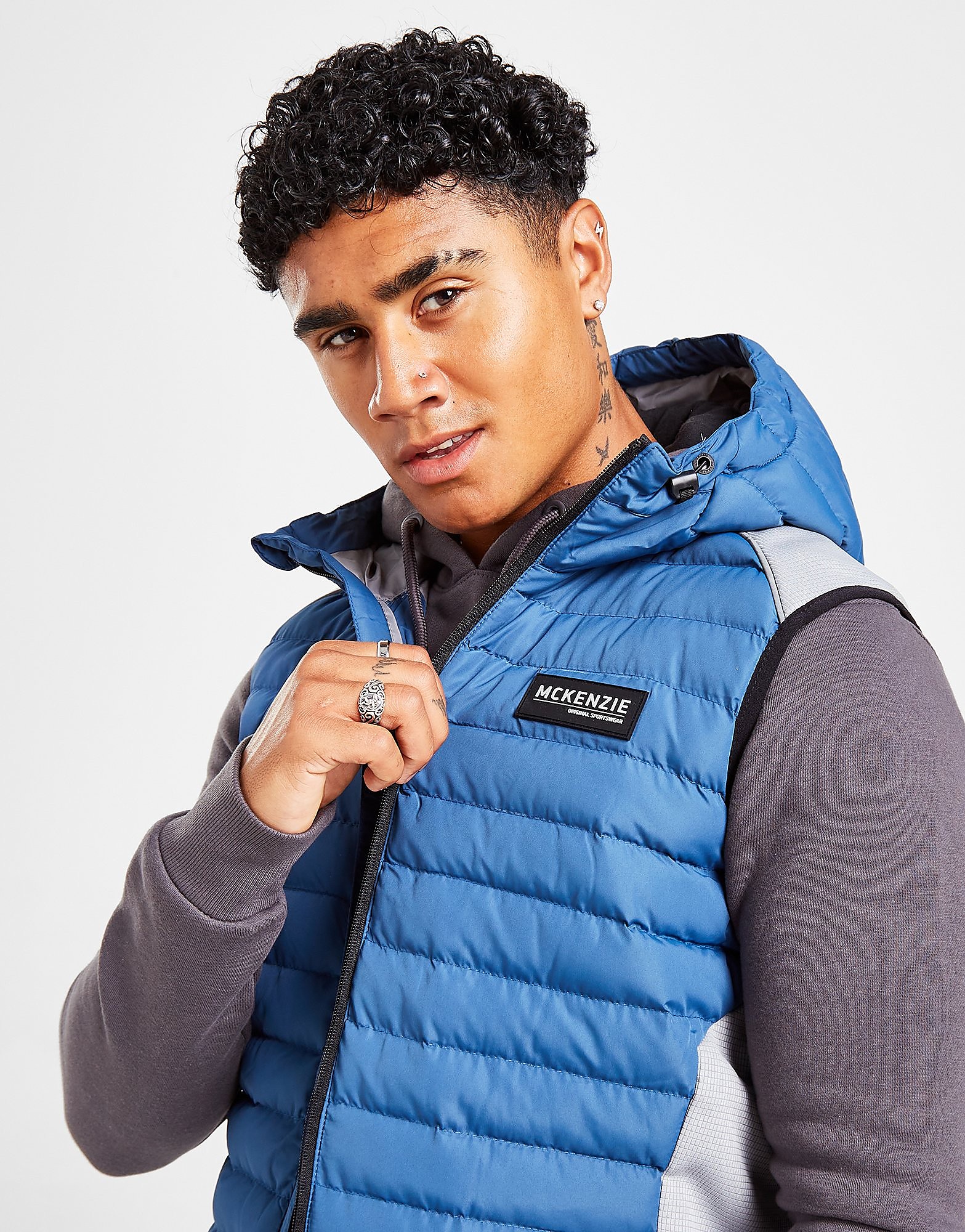 

McKenzie Alameda Hybrid Gilet - Only at JD - Blue - Mens, Blue