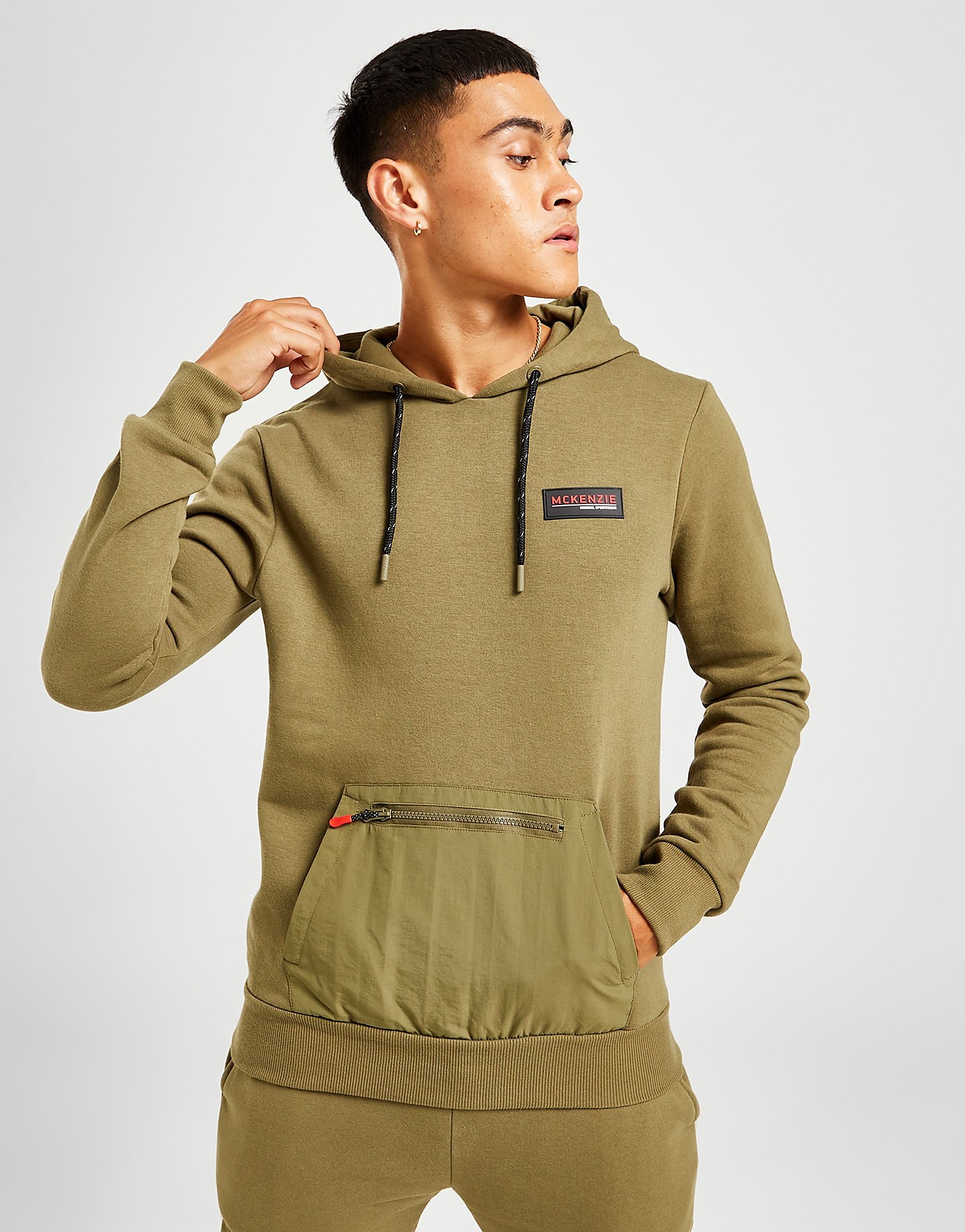 McKenzie Reward Overhead Hoodie - Only at JD - Green - Mens, Green